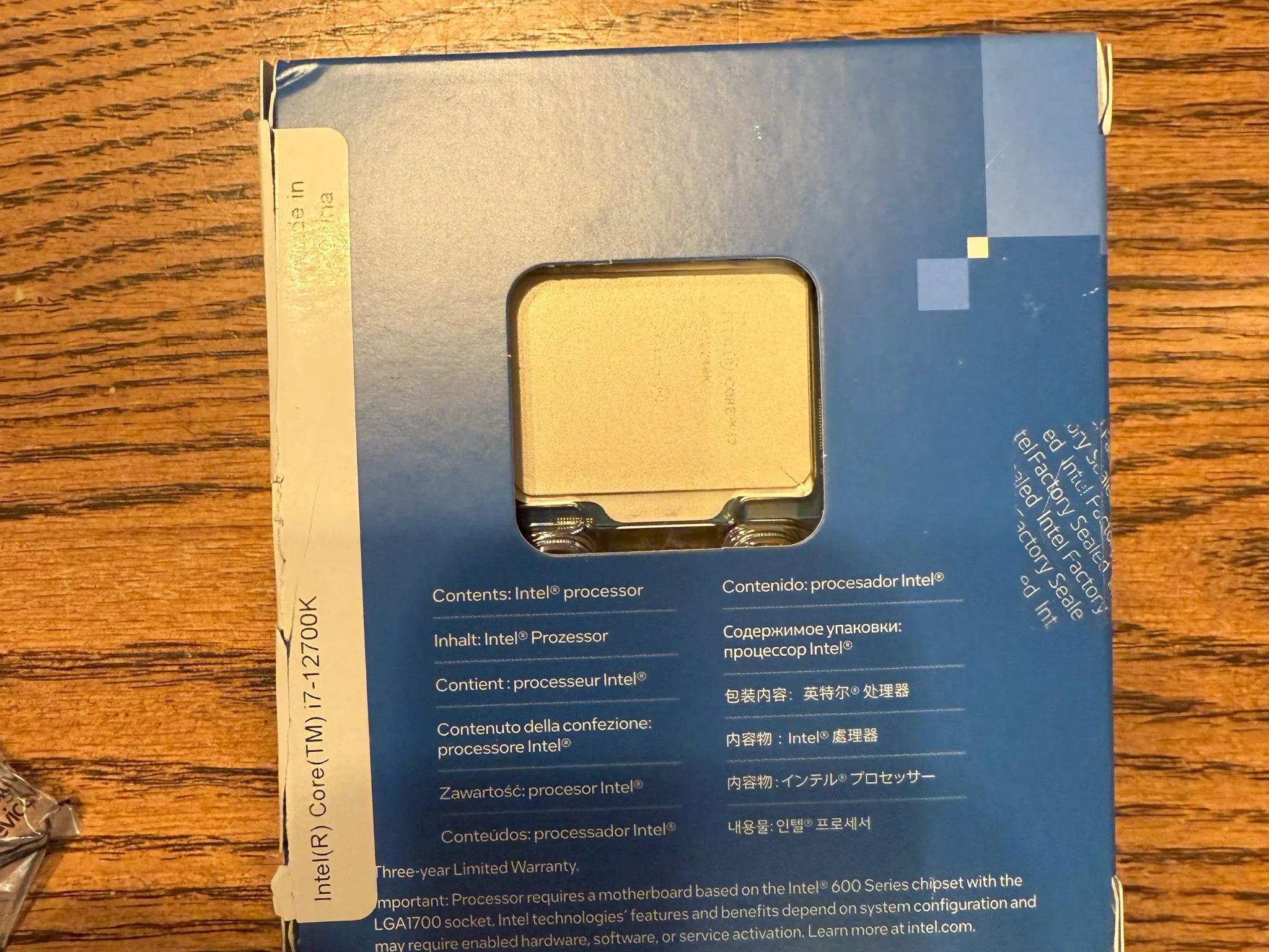 I7 - 12700K