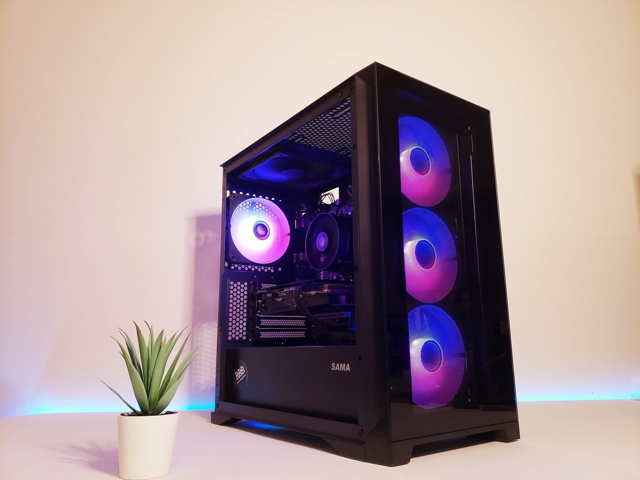 Budget Gaming PC | ⚙️RX570 | Changeable RGB Lighting ✨ |