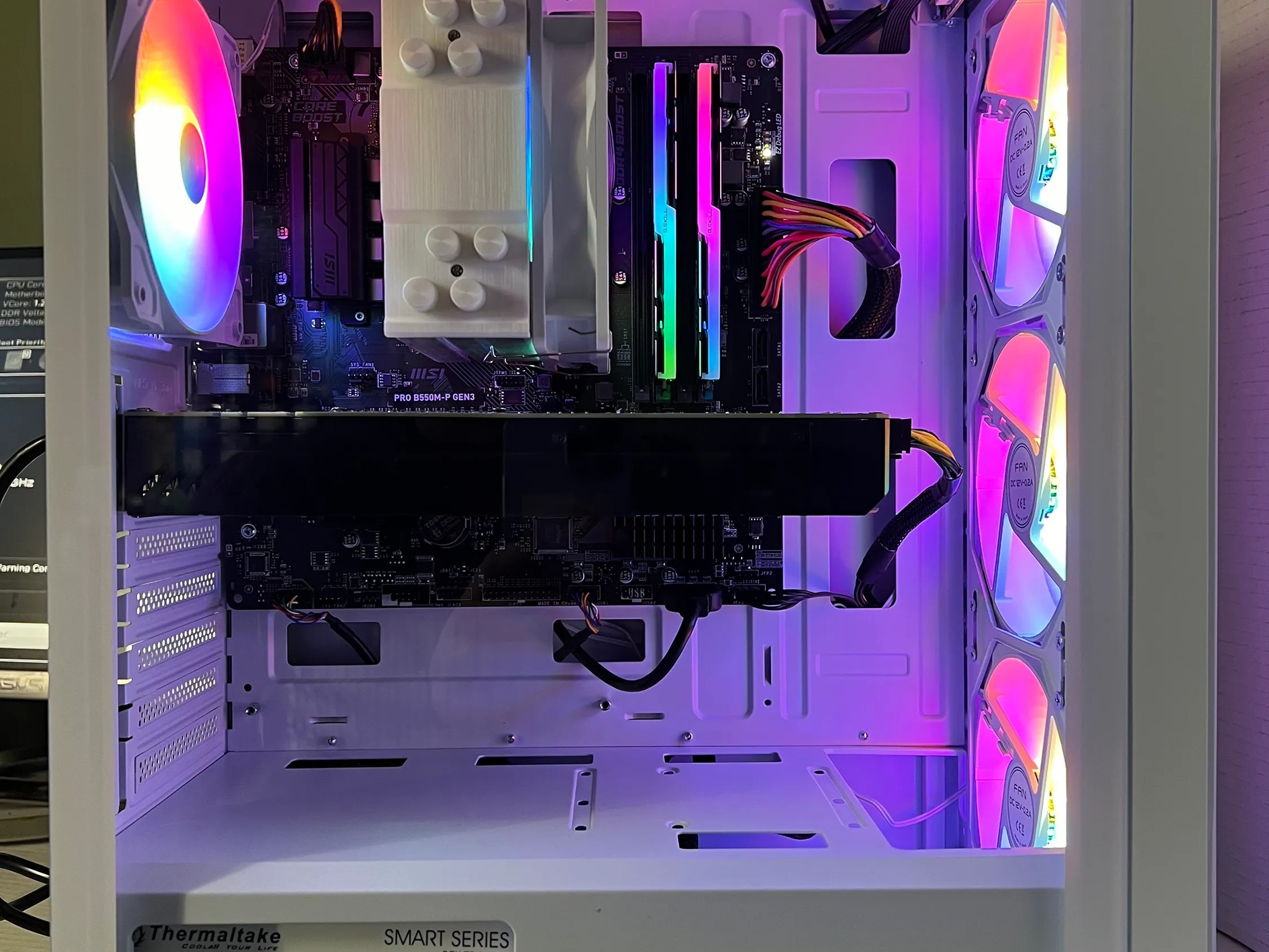 ☃️ INSANE VALUE ☃️ | White RGB Gaming PC (Ryzen 5 5500, GTX 1080, 16GB RAM, 1TB NVME, WIFI)
