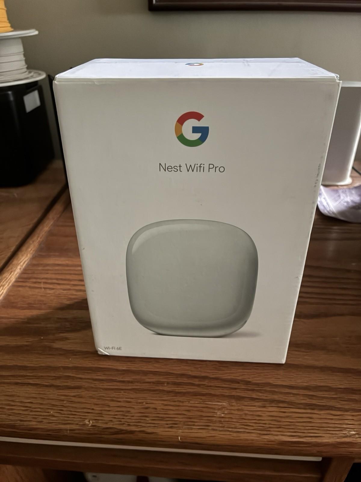 Google Nest Pro WiFi 6E Router