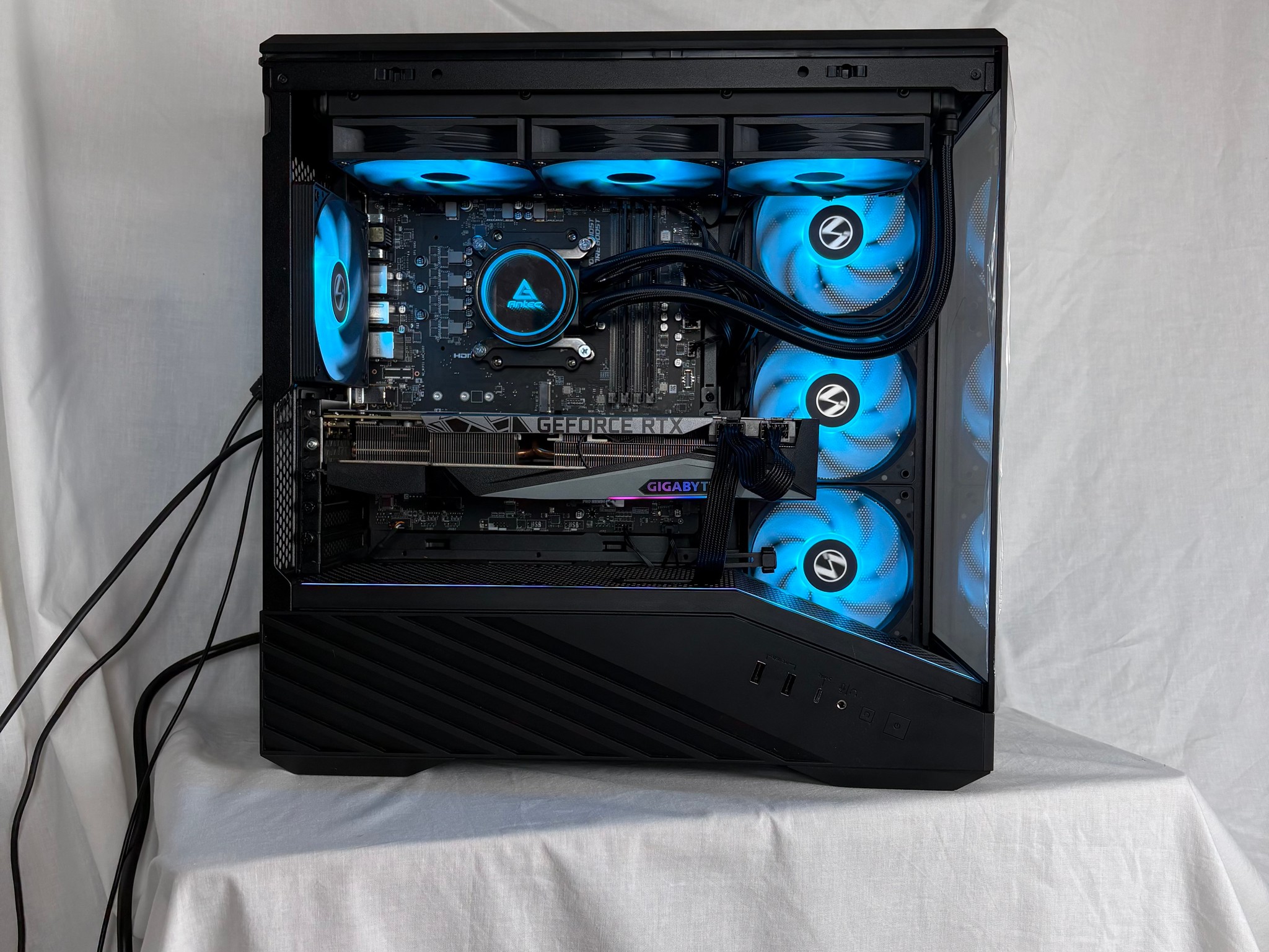 ♠️♣️ ULTIMATE BLACK GAMING PC | RTX 3080 10GB | Ryzen 5 5600x | 2TB SSD | 32GB DDR4 | FREE SHIPPING!