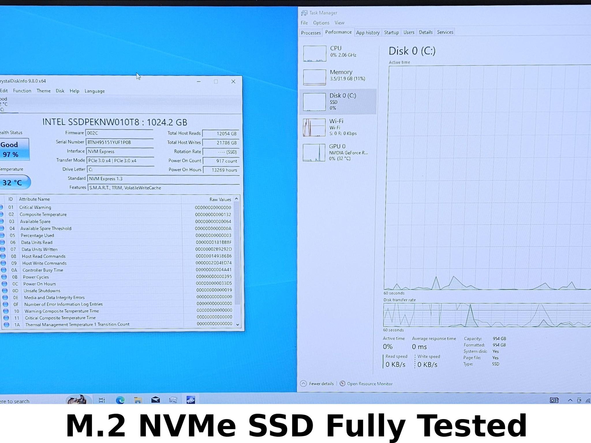 1TB NVMe M.2 SSD INTEL 660P