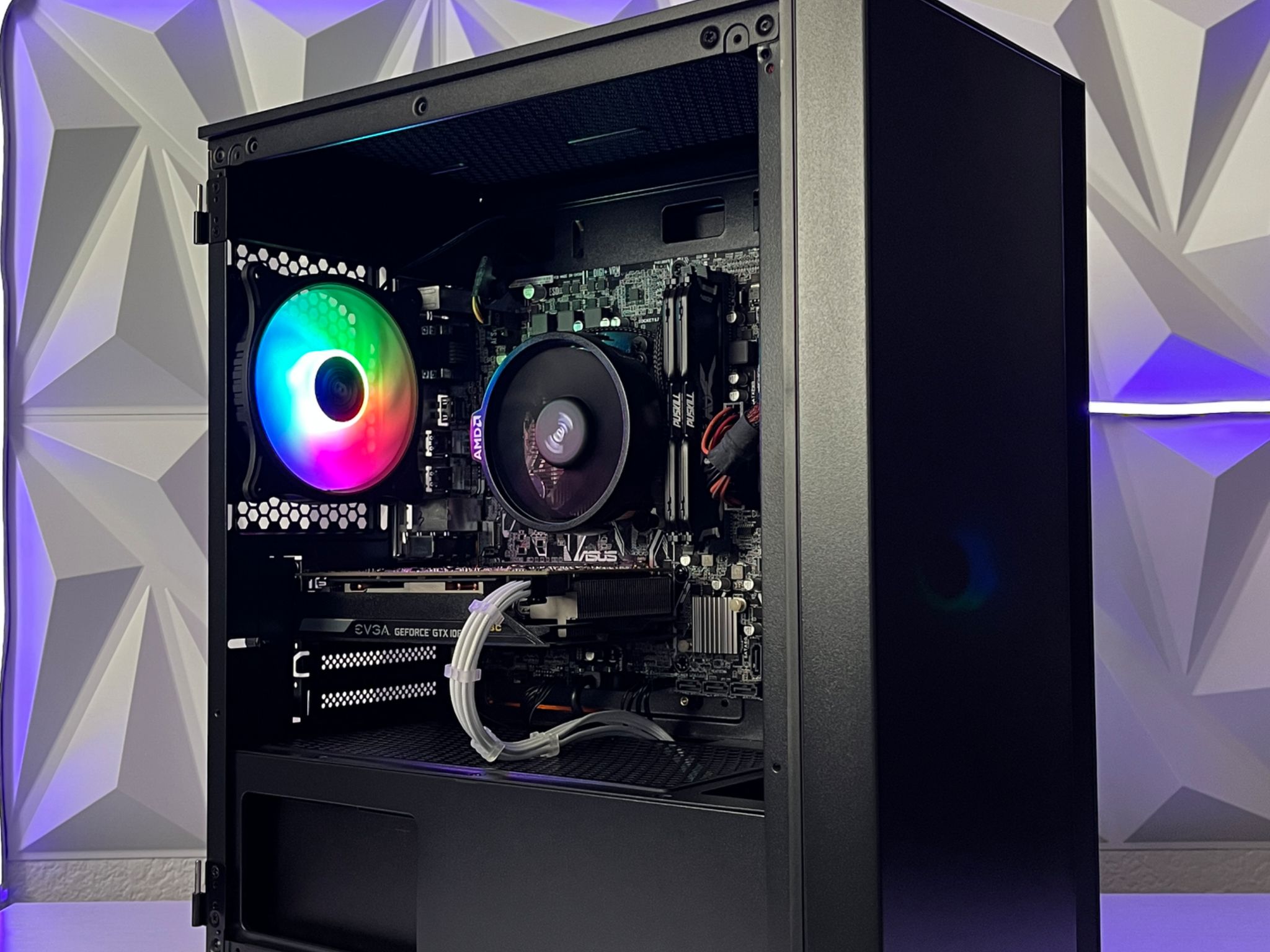 GTX 1060 6GB, Ryzen 5 2600, 16GB RAM | Black Gaming Computer/PC