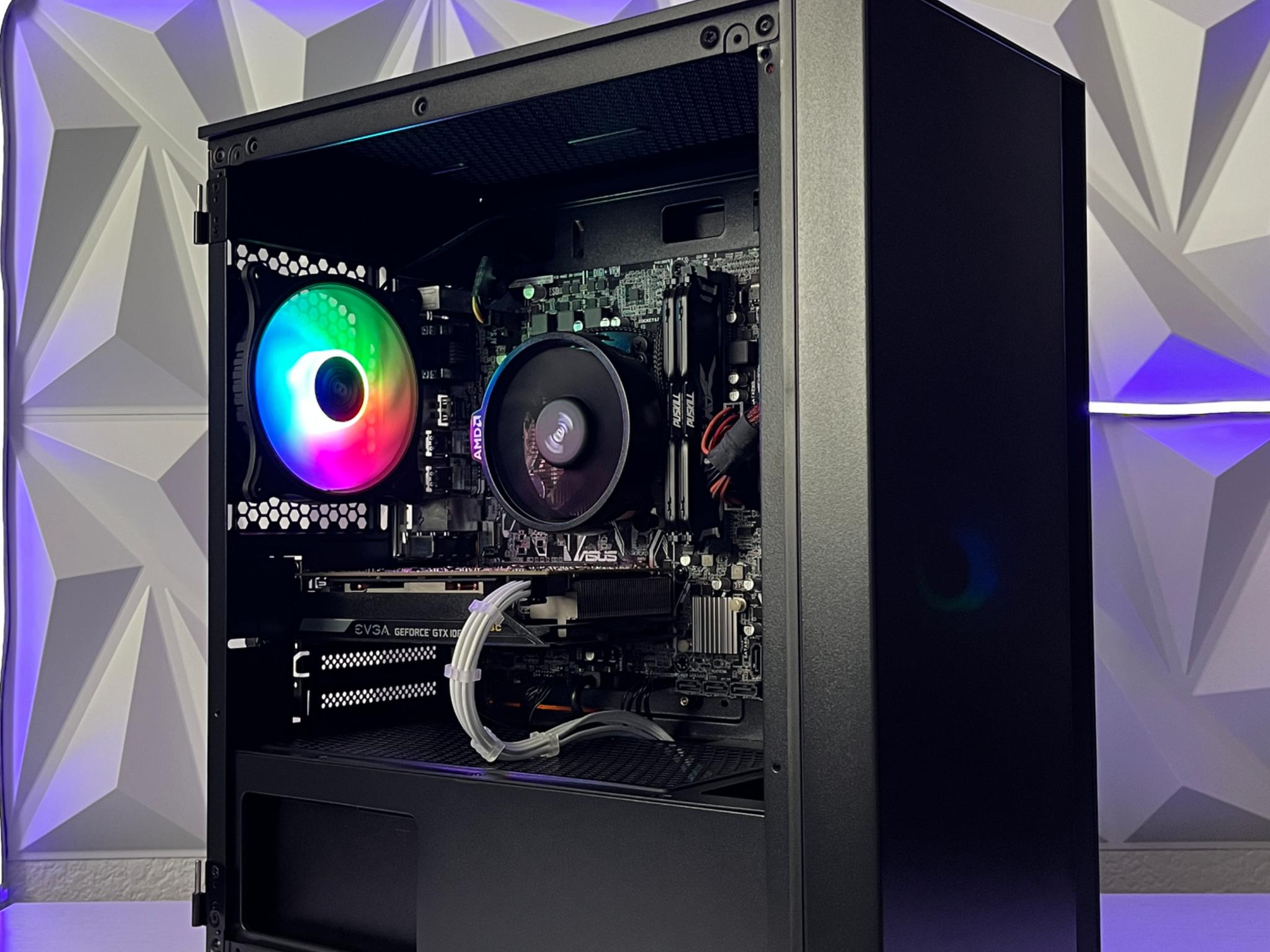 GTX 1060 6GB, Ryzen 5 2600, 16GB RAM | Black Gaming Computer/PC