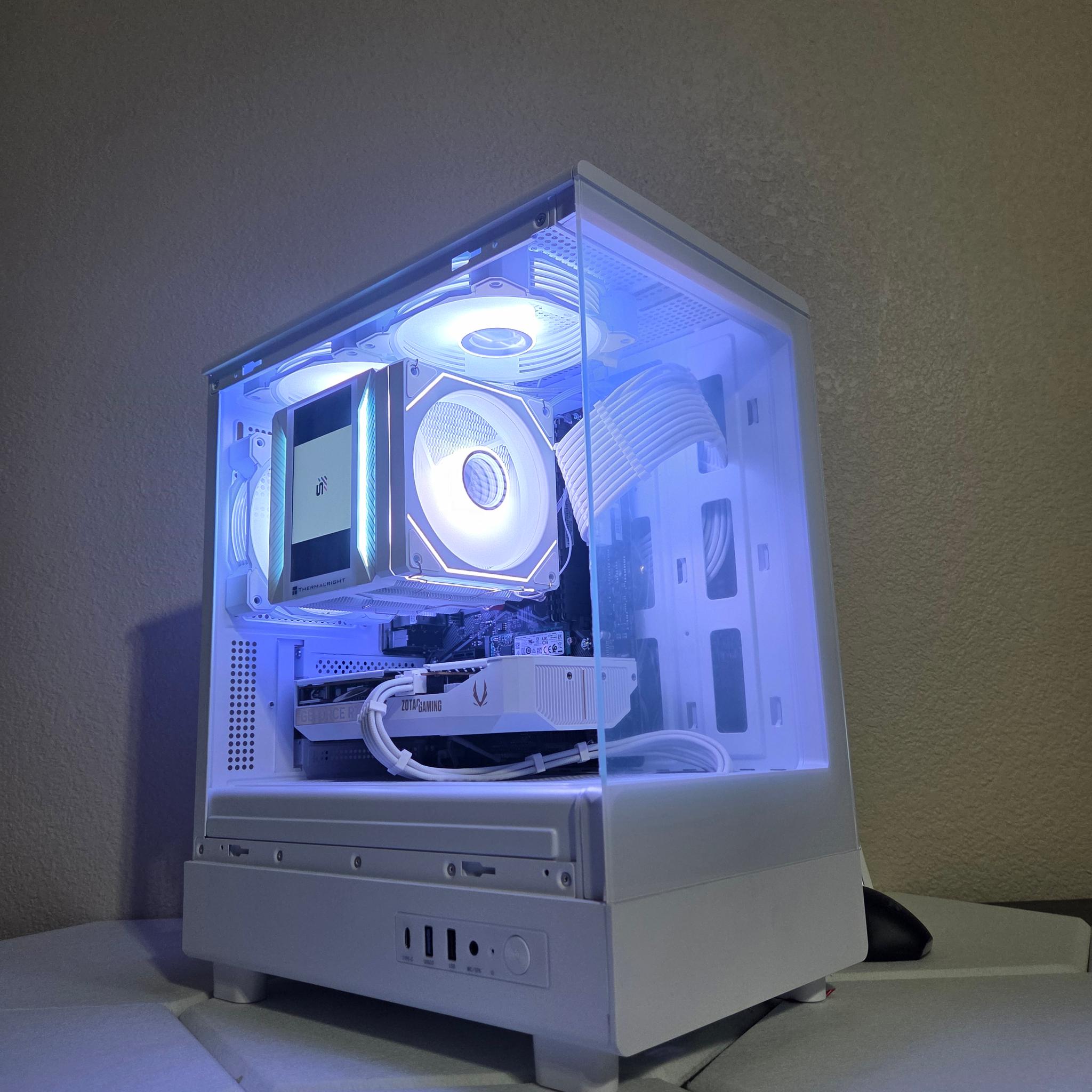 Orion Frost | White RTX 5060 Gaming PC ❄️🔥🤍⛄