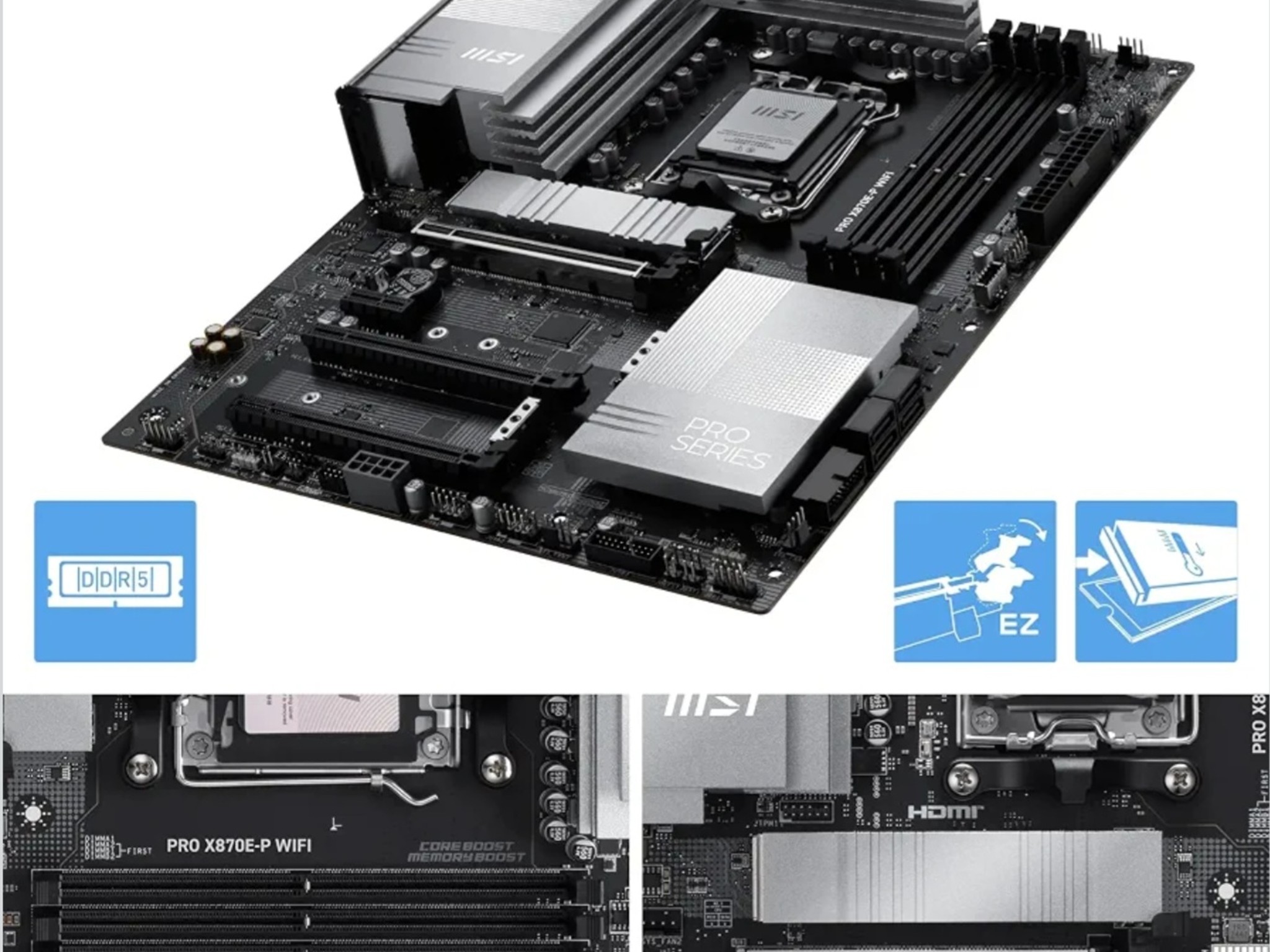 *NEW* MSI PRO X870E-P WiFi 7 Motherboard