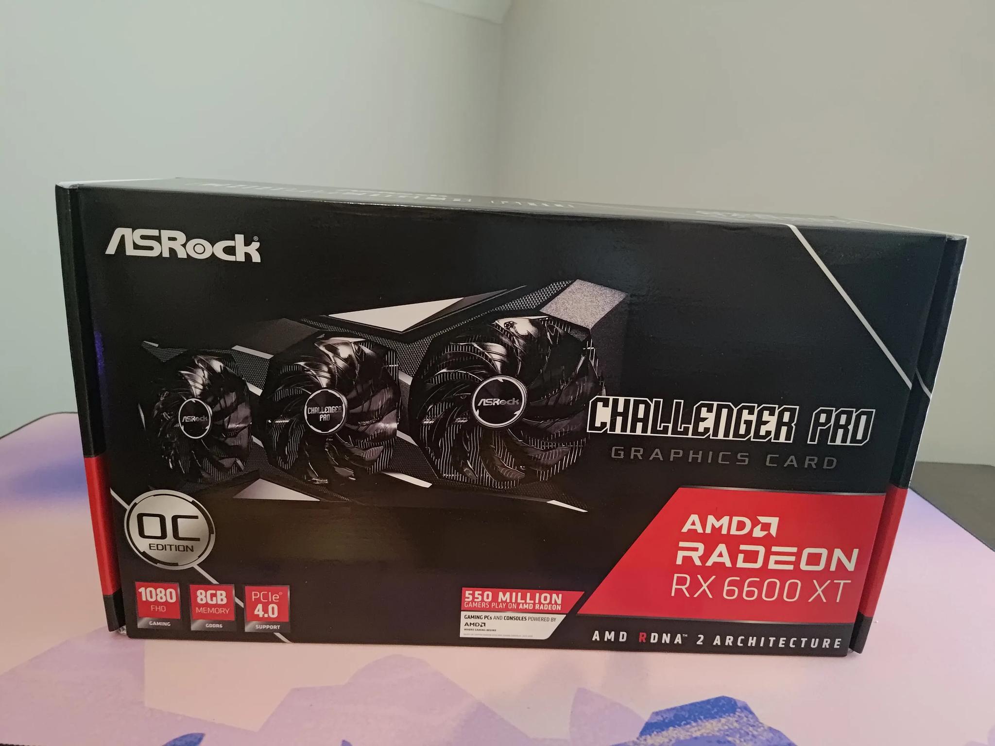ASRock RX 6600XT Graphics Card