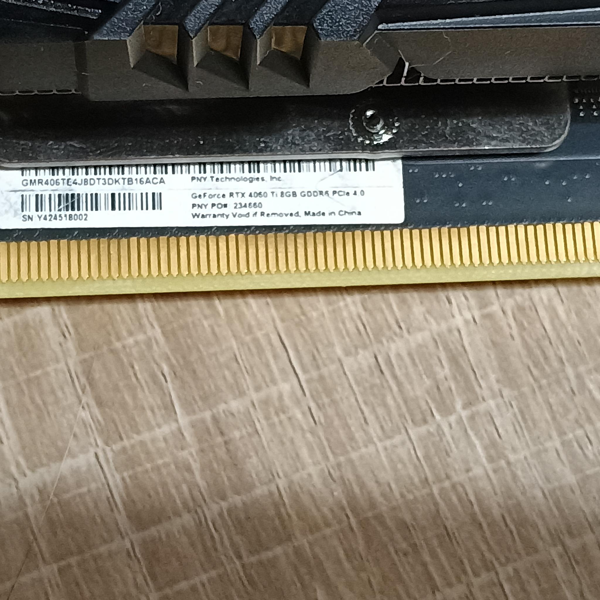 PNY XLR8 Gaming VERTO EPIC-X RGB OC GeForce RTX 4060 Ti