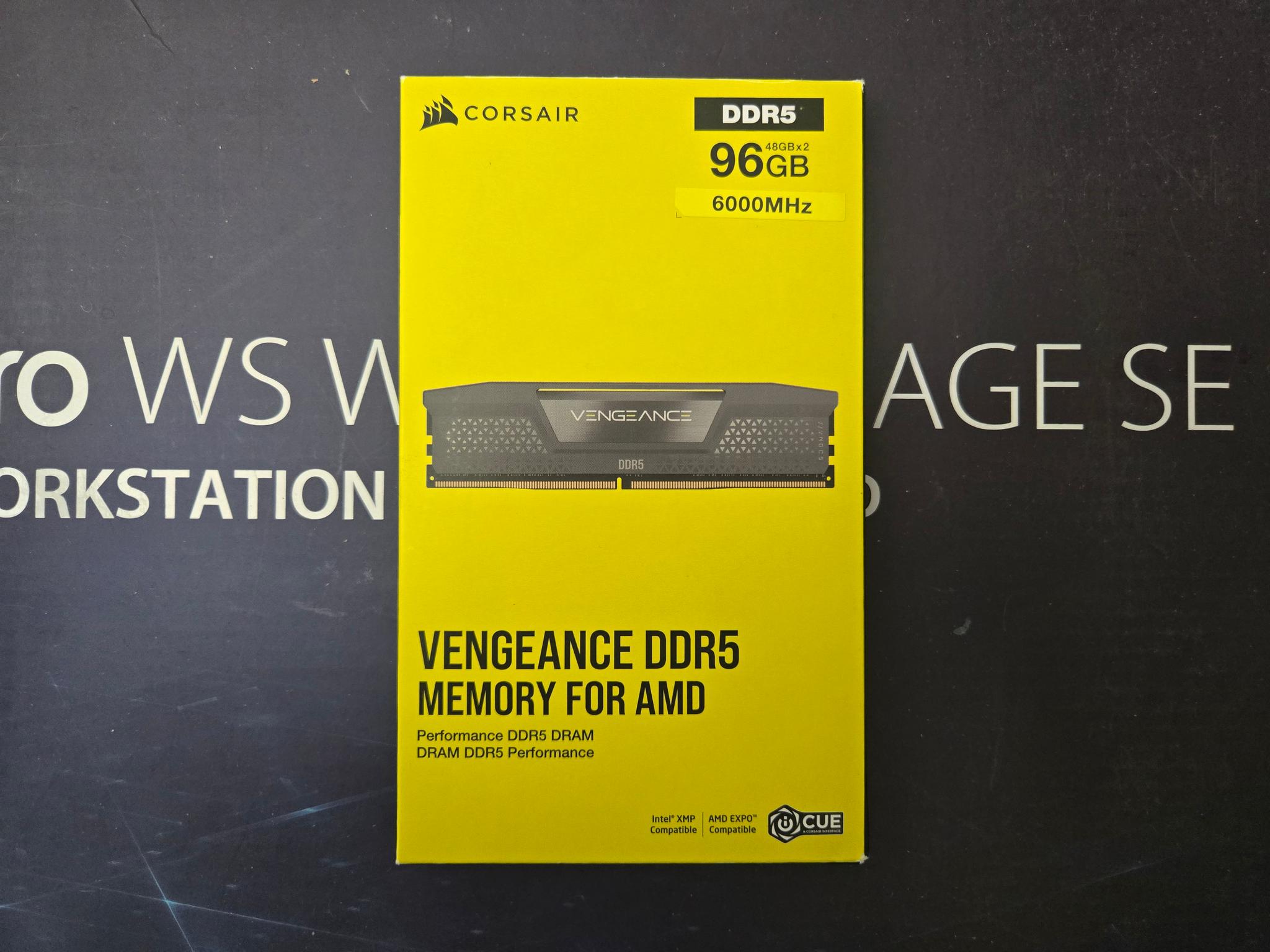 96GB (2x48) DDR5-6000 C30 (Corsair Vengeance) - Used