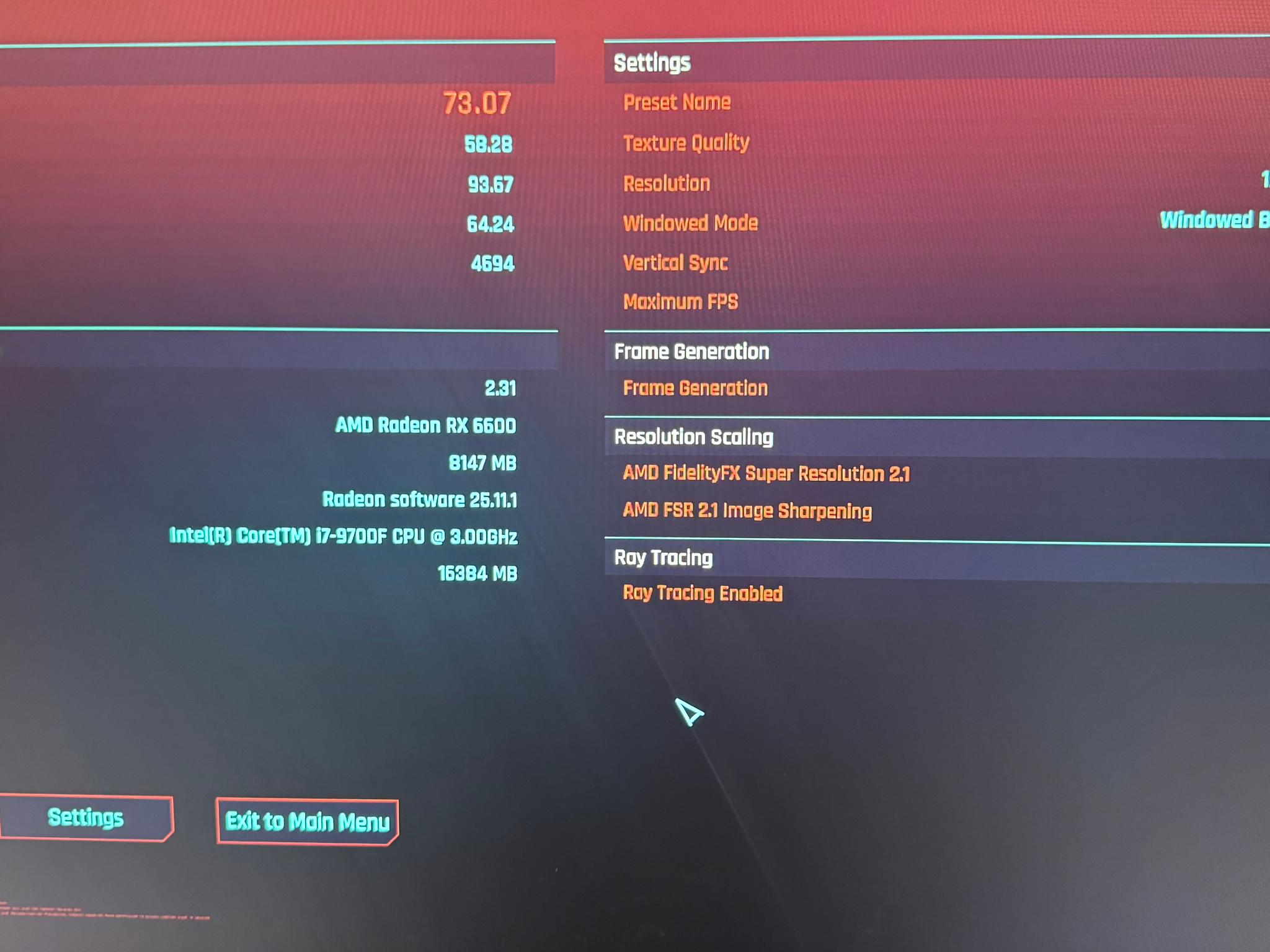 i7-9700F, RX 6600, 2TB Hynix Gold SSD, 16GB G.Skill RAM, Windows 11, Wifi Custom Gaming PC