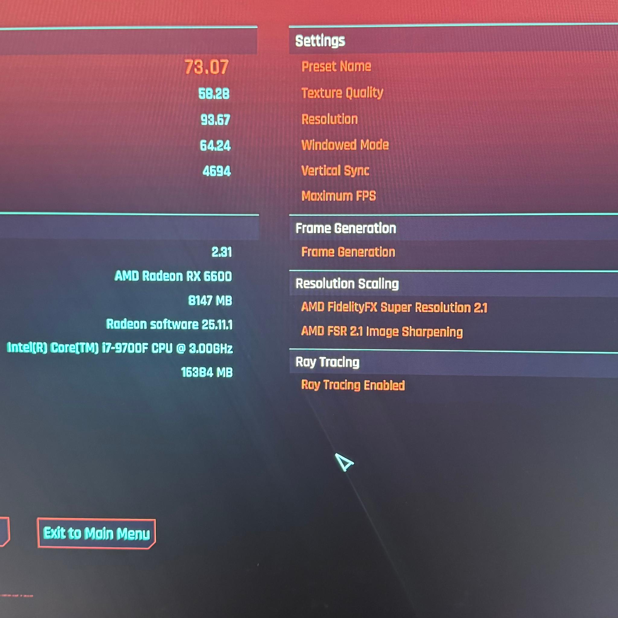 i7-9700F, RX 6600, 2TB Hynix Gold SSD, 16GB G.Skill RAM, Windows 11, Wifi Custom Gaming PC