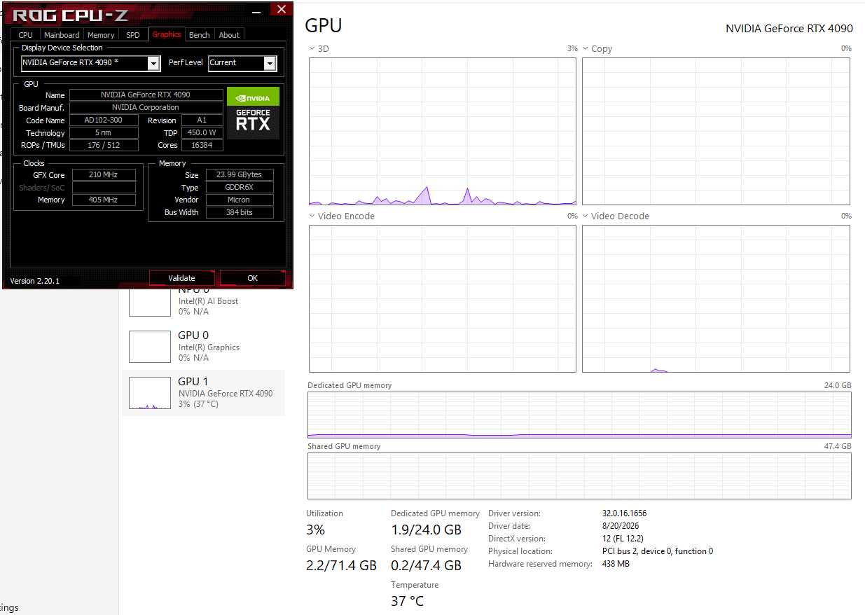 NVIDIA Founders Edition GeForce RTX™ 4090 24GB VRAM (GPU)
