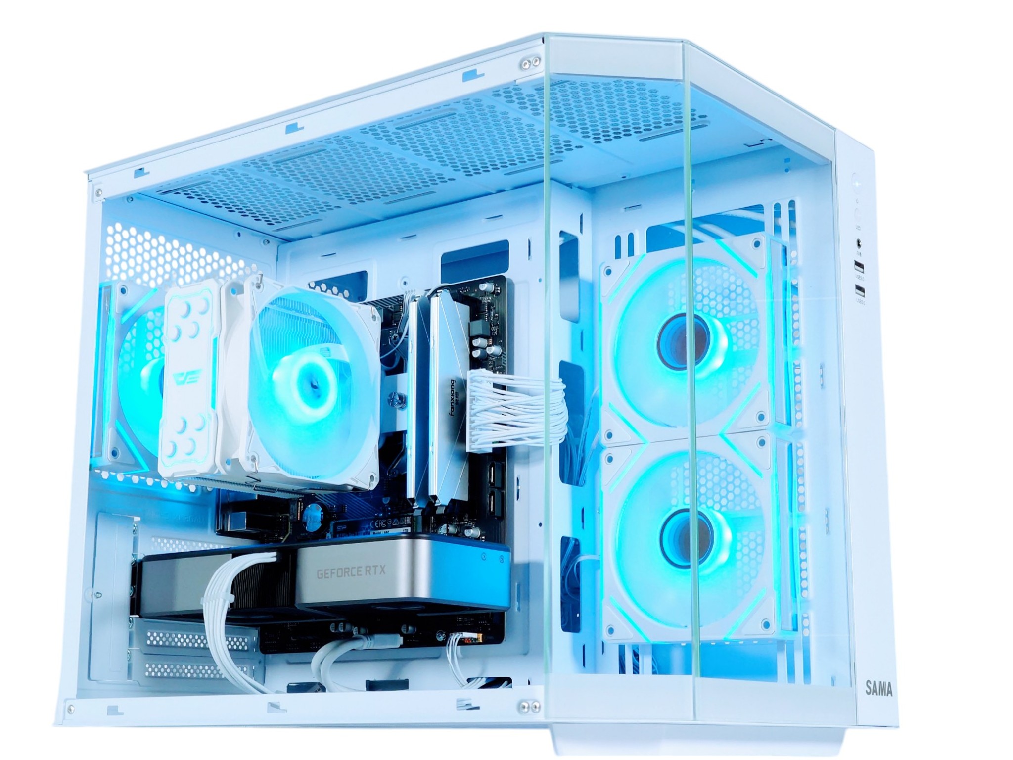 💚🤍Founders Gaming PC❇️Geforce RTX 3070 8GB❇️AMD Ryzen 5 5600 6-Core❇️32GB DDR4❇️1TB SSD