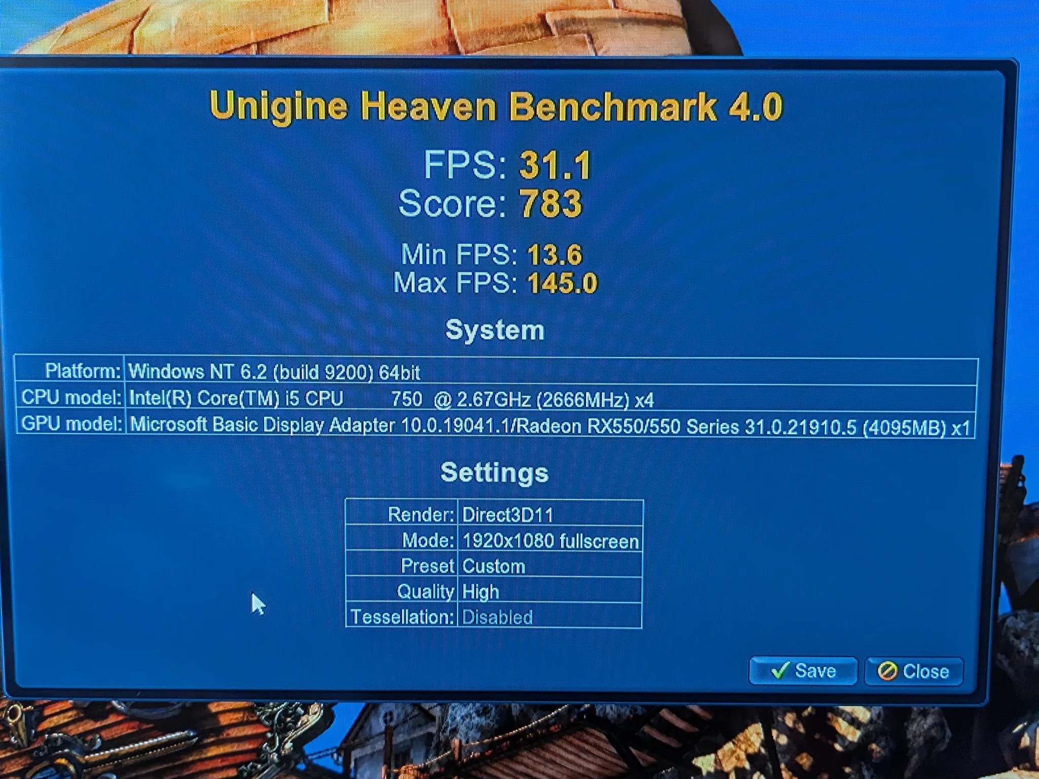 FREE SHIP||"Sonderangebote"|| i5-750, RX 550 4GB, 480GB SSD, 16GB RAM, Win10, WiFi, RGB (READ DESC!)