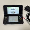New Nintendo 3DS Black Console, Stylus Pen, SD Card, AC Adapter, Charger, JPN