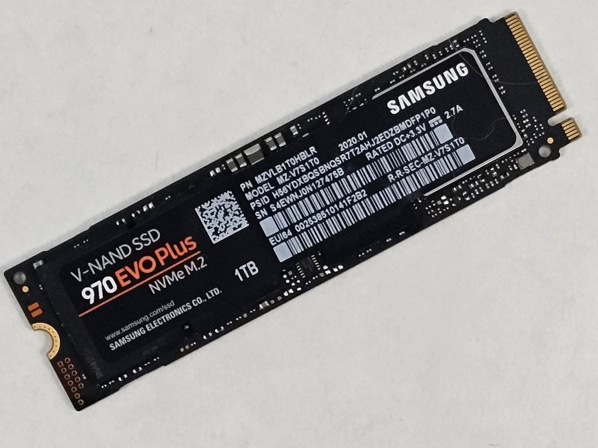 1TB NVMe M.2 SSD Samsung 970 EVO Plus Gen3