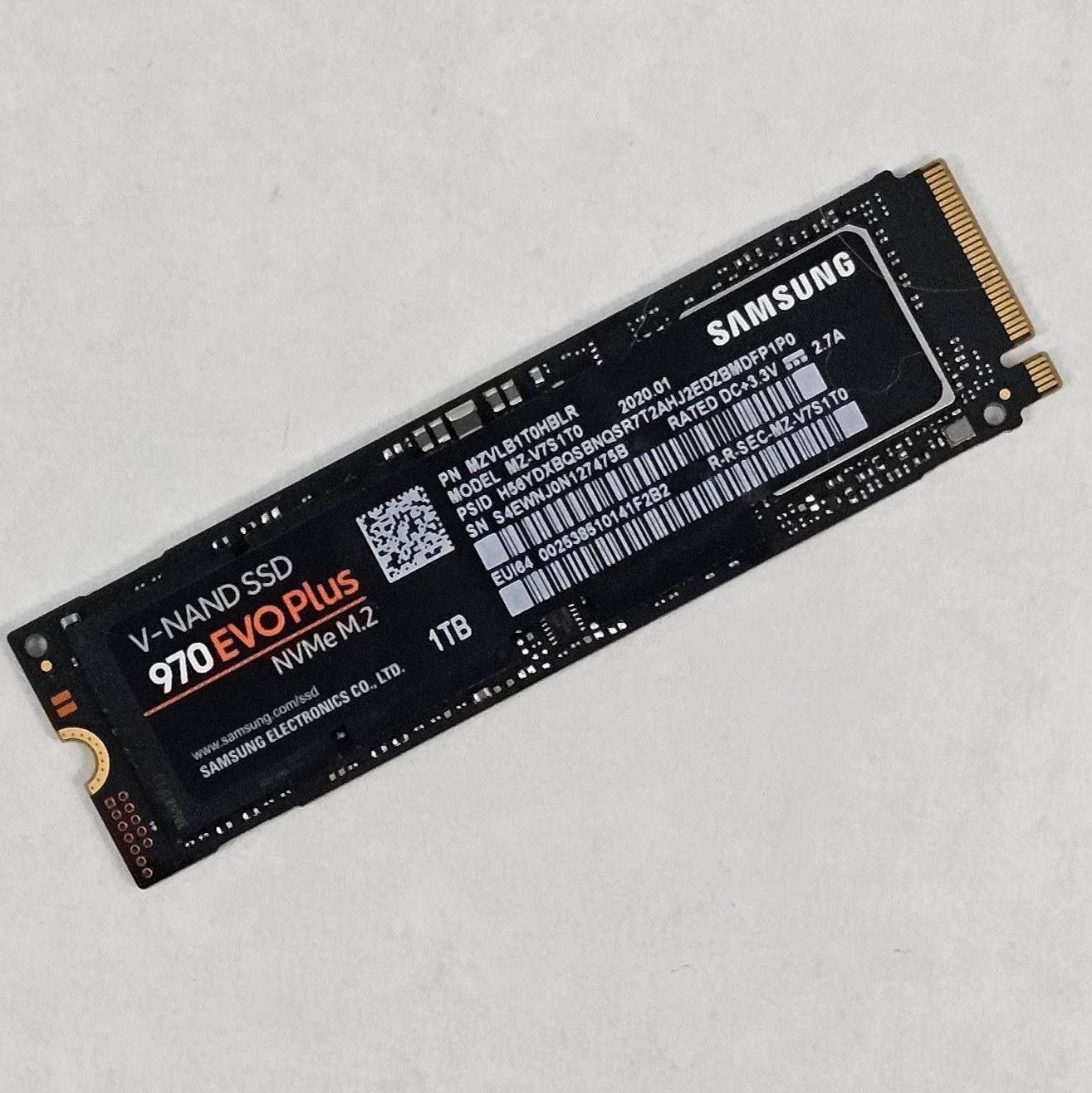 1TB NVMe M.2 SSD Samsung 970 EVO Plus Gen3