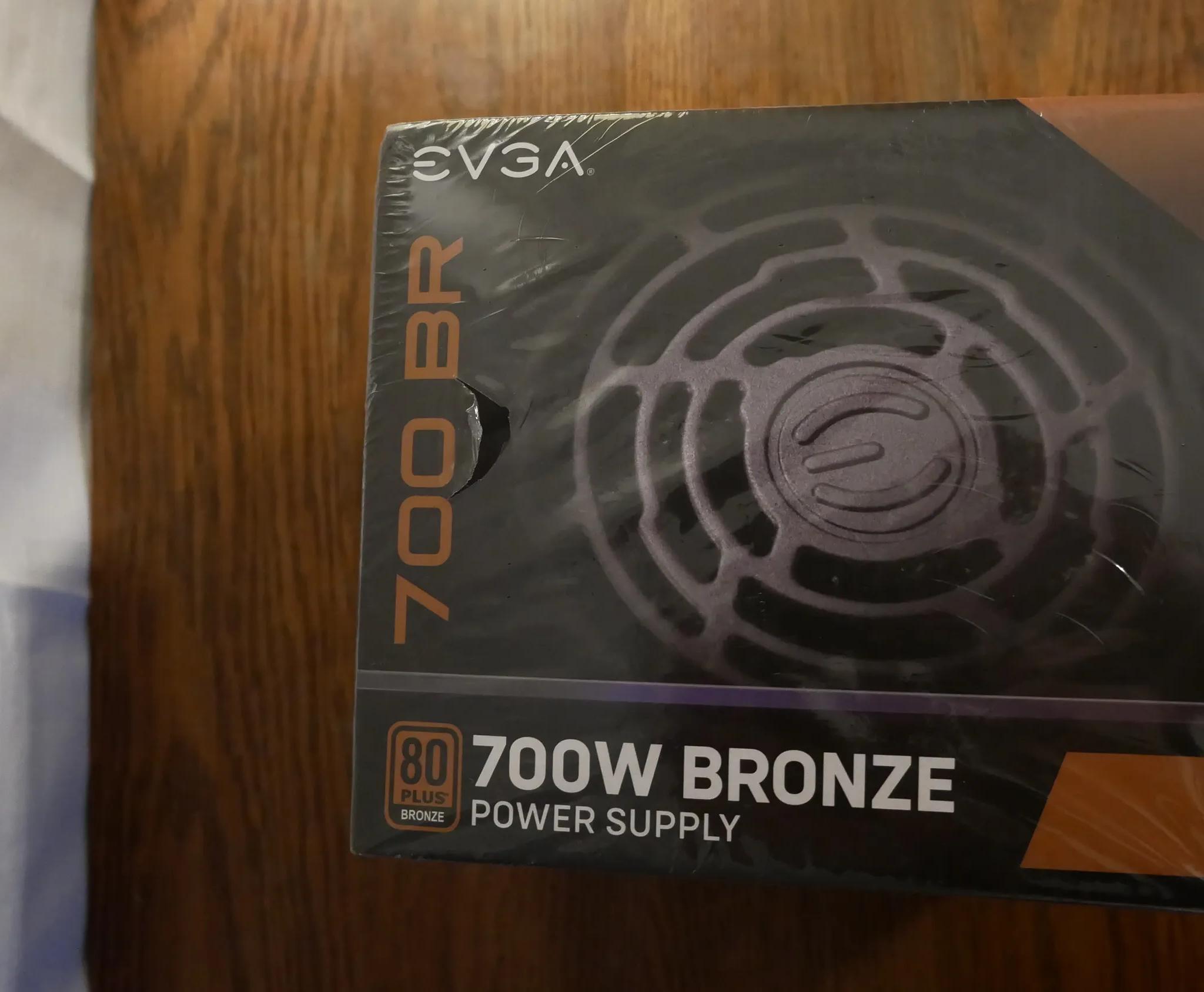 EVGA 700 BR, 80+ Bronze 700W, Power Supply 100-BR-0700-K1
