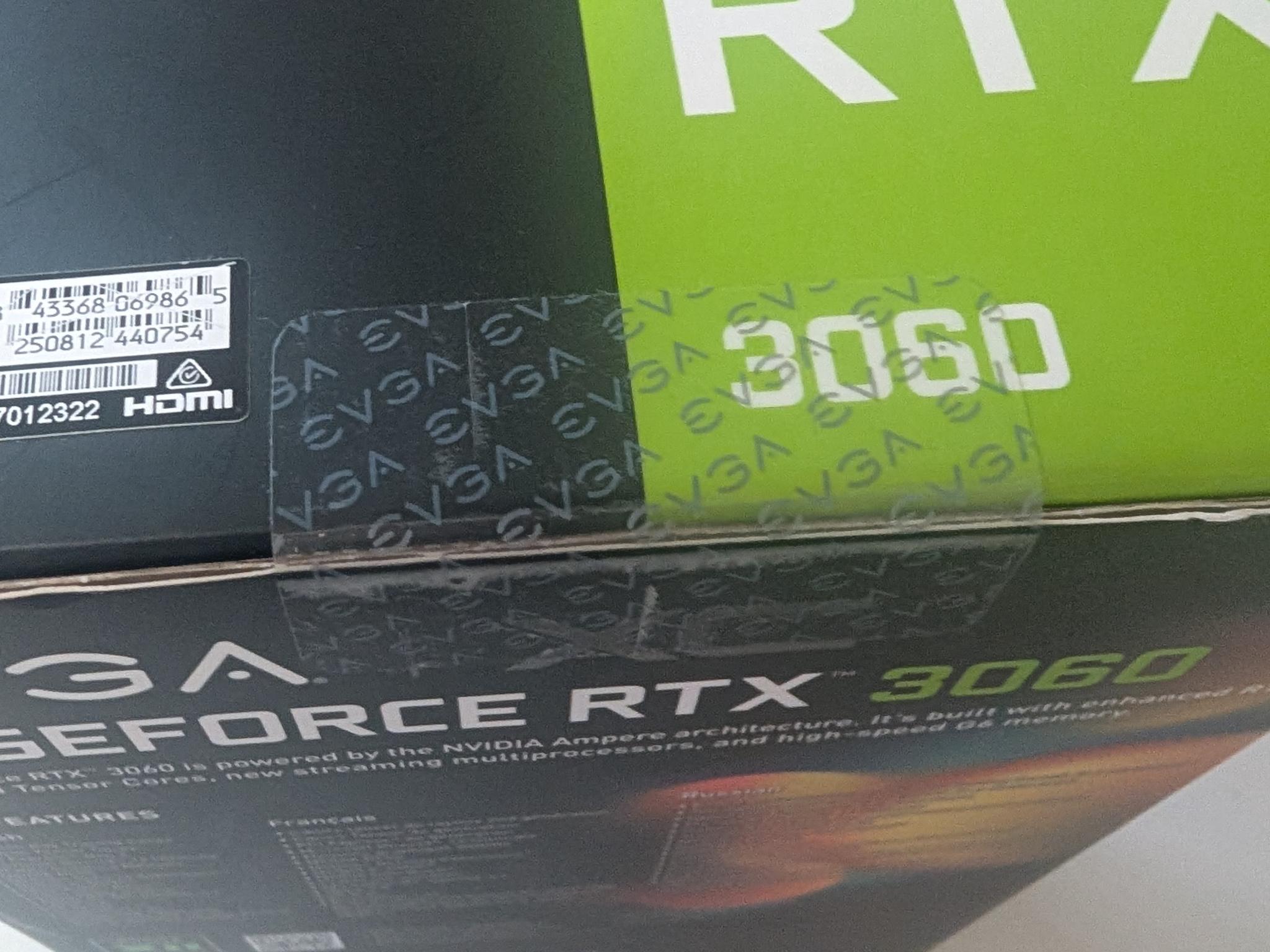 EVGA XC BLACK GAMING GeForce RTX 3060 12GB