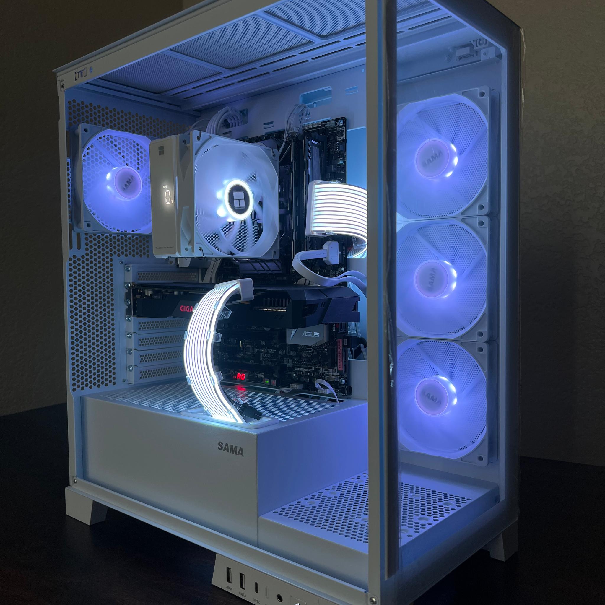 Custom White Gaming PC | i7-6700 | GTX 1660 Super | 16GB RAM | 500GB SSD