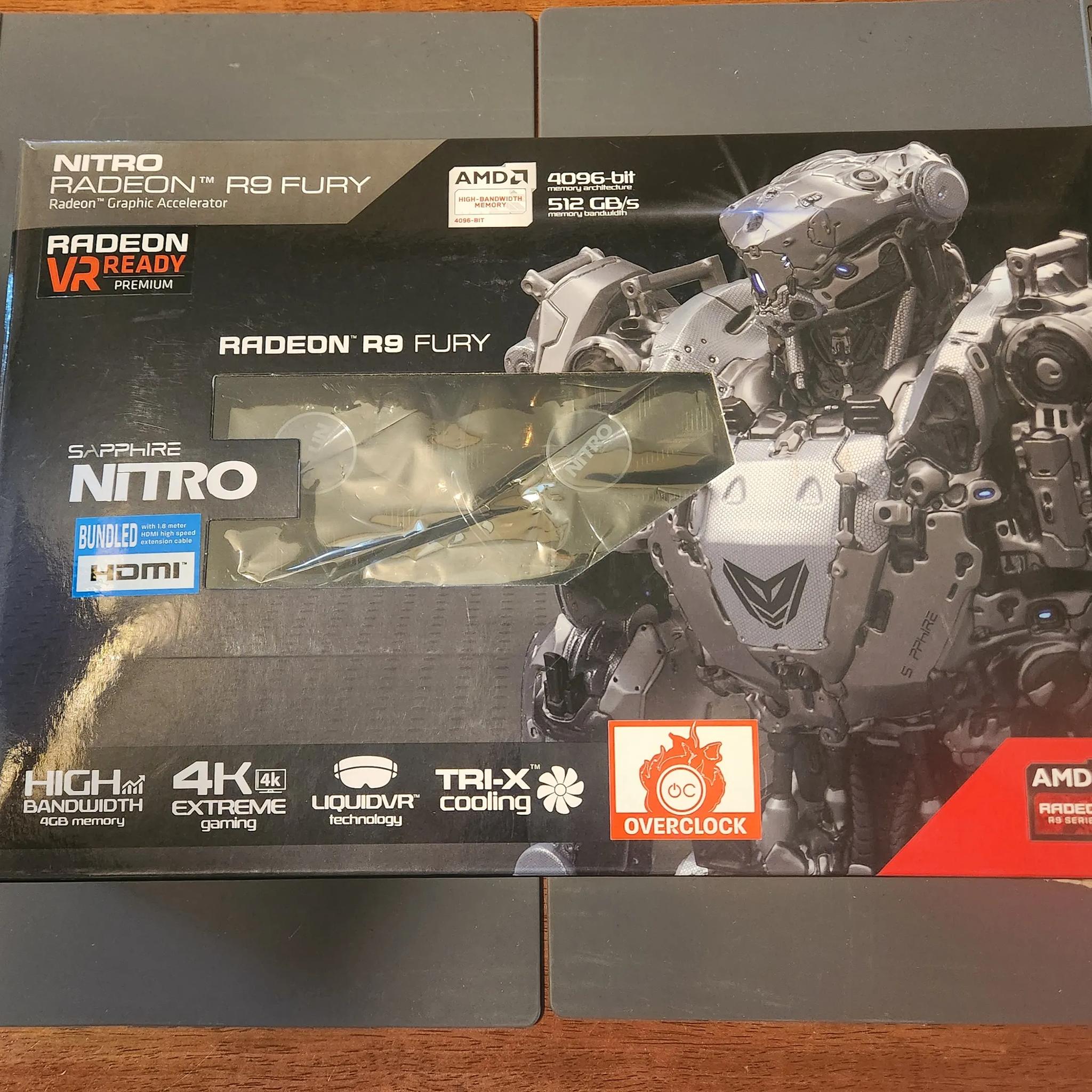 Sapphire Nitro AMD Radeon R9 Fury 4GB HBM Tri-X Graphics Card