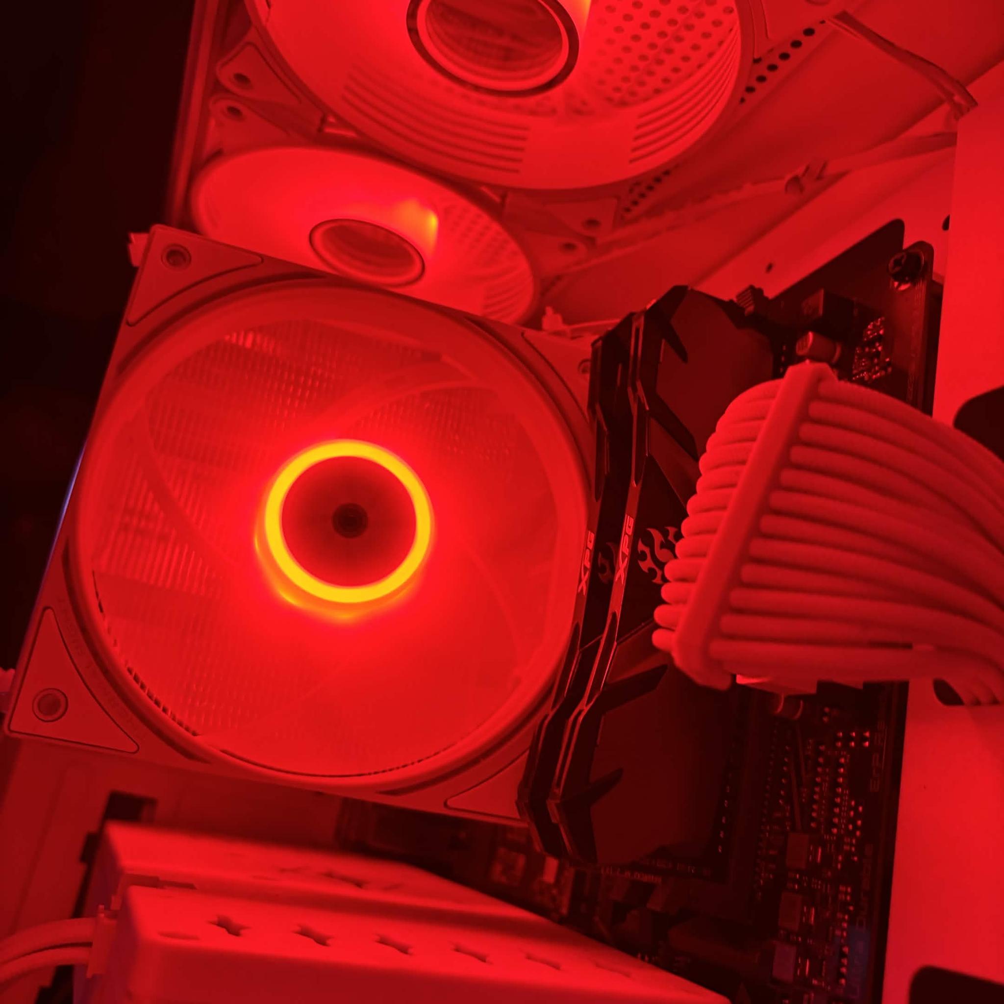 White Gaming PC Build