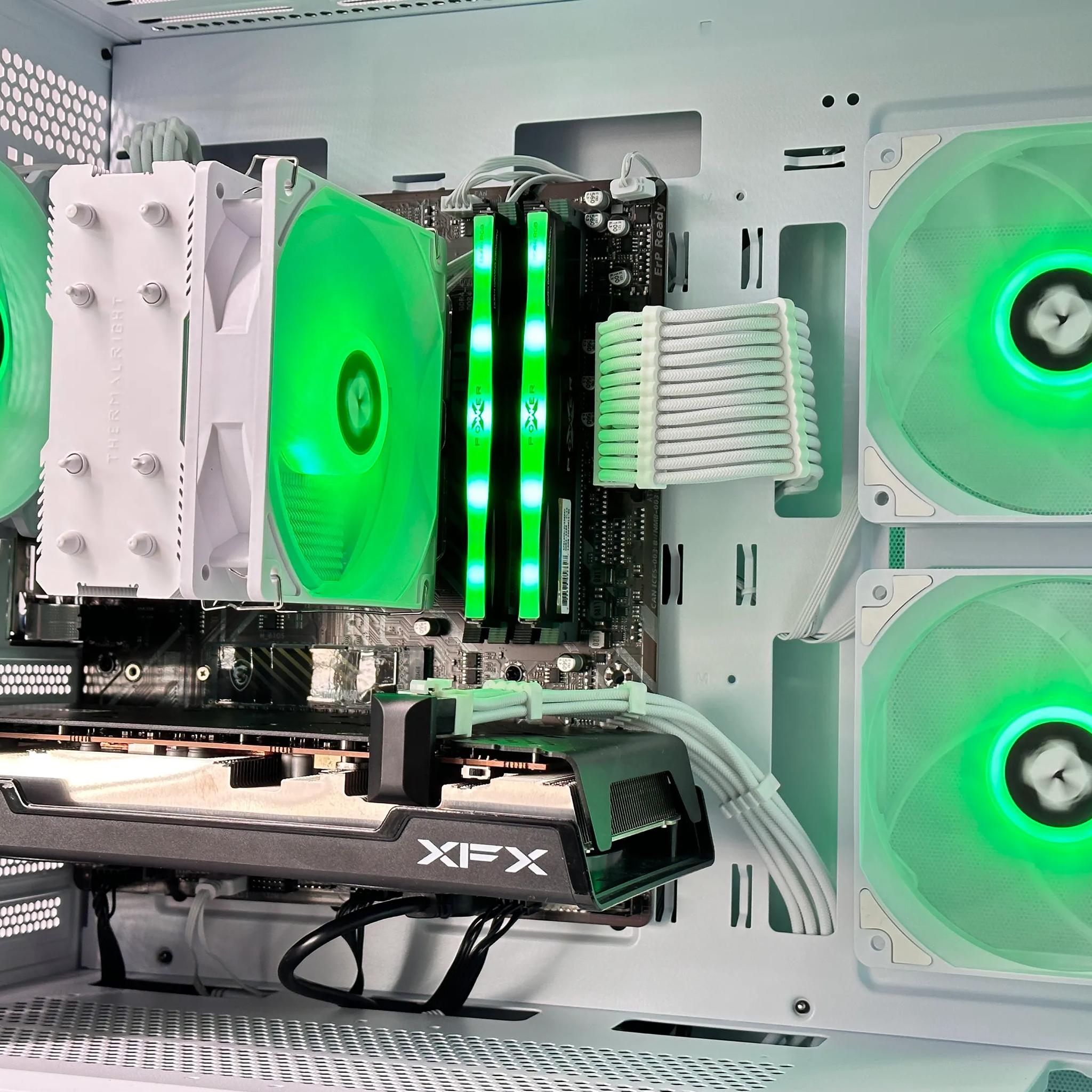 🧊Iceberg🧊 AMD RX 6650 XT 8GB🌨️AMD Ryzen 5 5600X 6Core🌨️32GB DDR4🌨️ 1TB SSD NVME