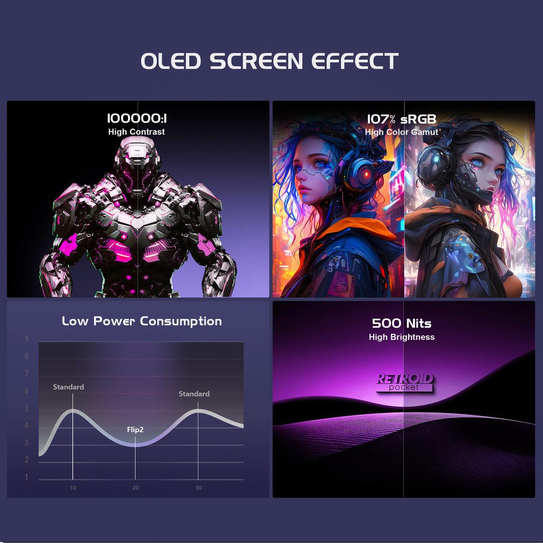 OLED - Retroid Pocket Flip 2 Handheld