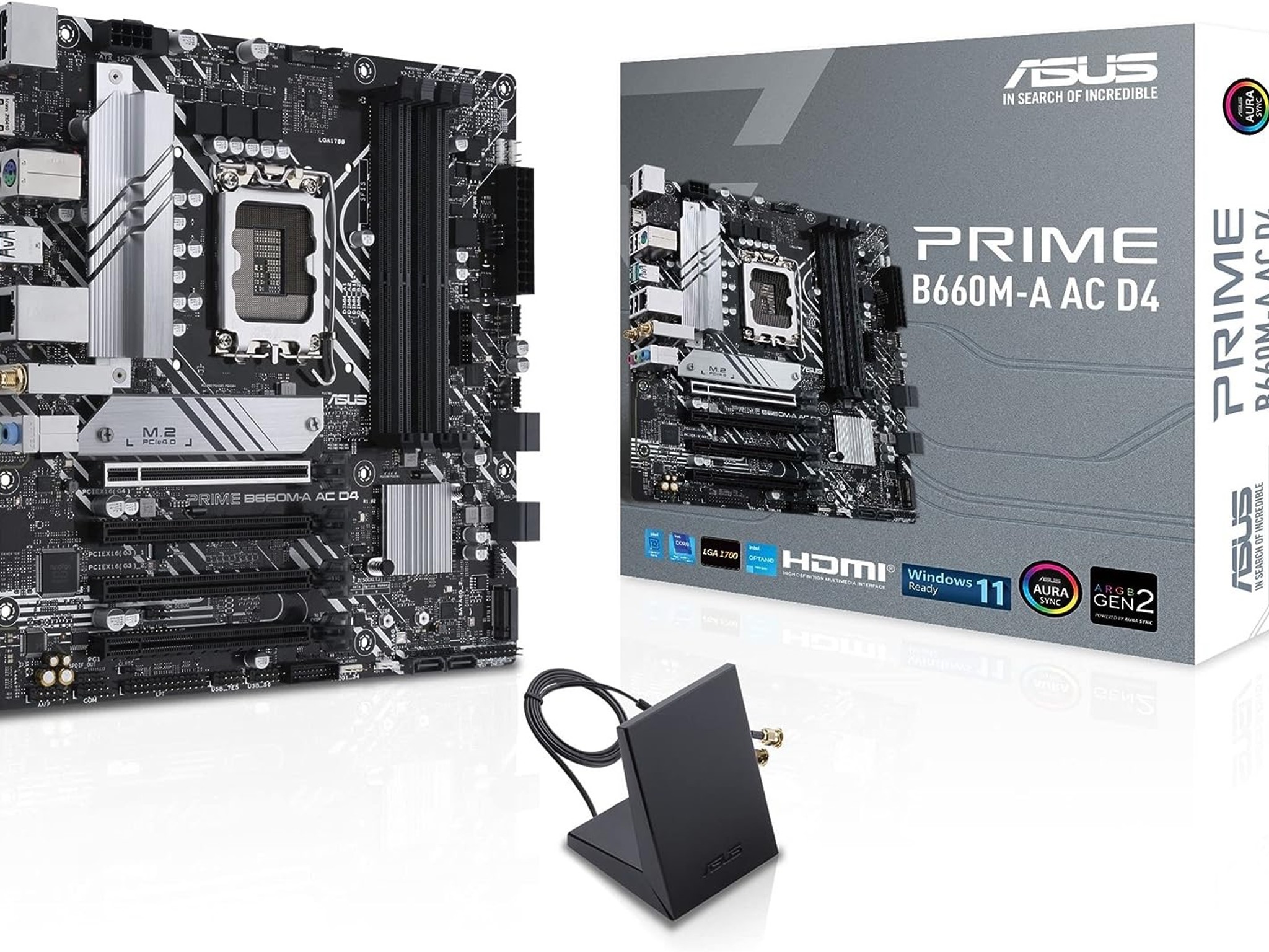 ASUS Prime B660M-A AC D4 LGA 1700(Intel 12th, 13th and 14th Gen) mATX Motherboard