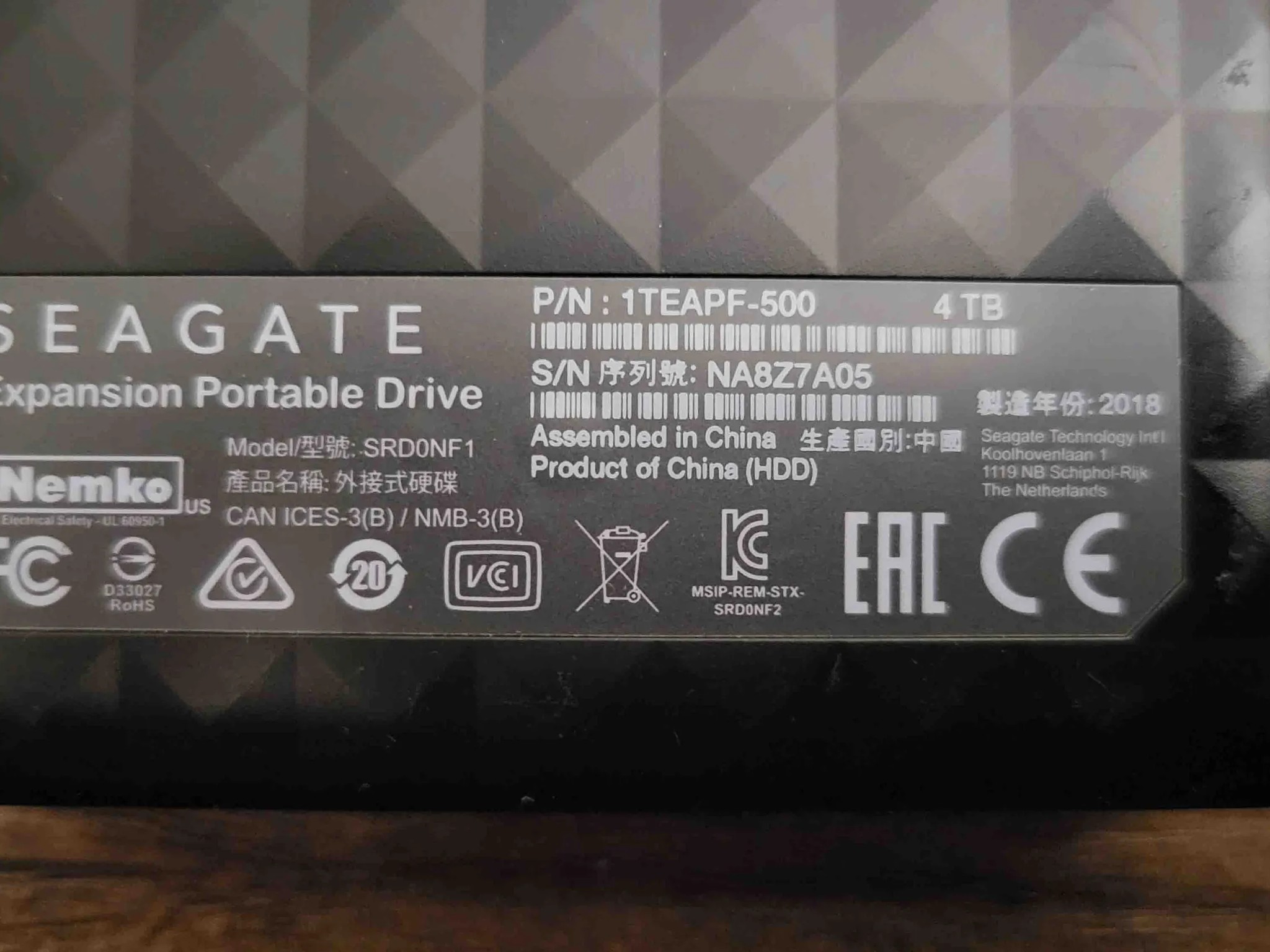 Seagate Expansion Portable 4TB External Hard Drive Desktop HDD – USB 3.0 for desktop/laptop/PS/etc.