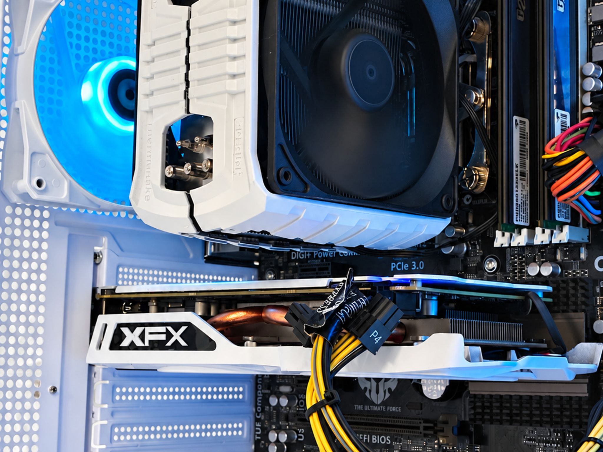 White Custom Gaming PC Build i5