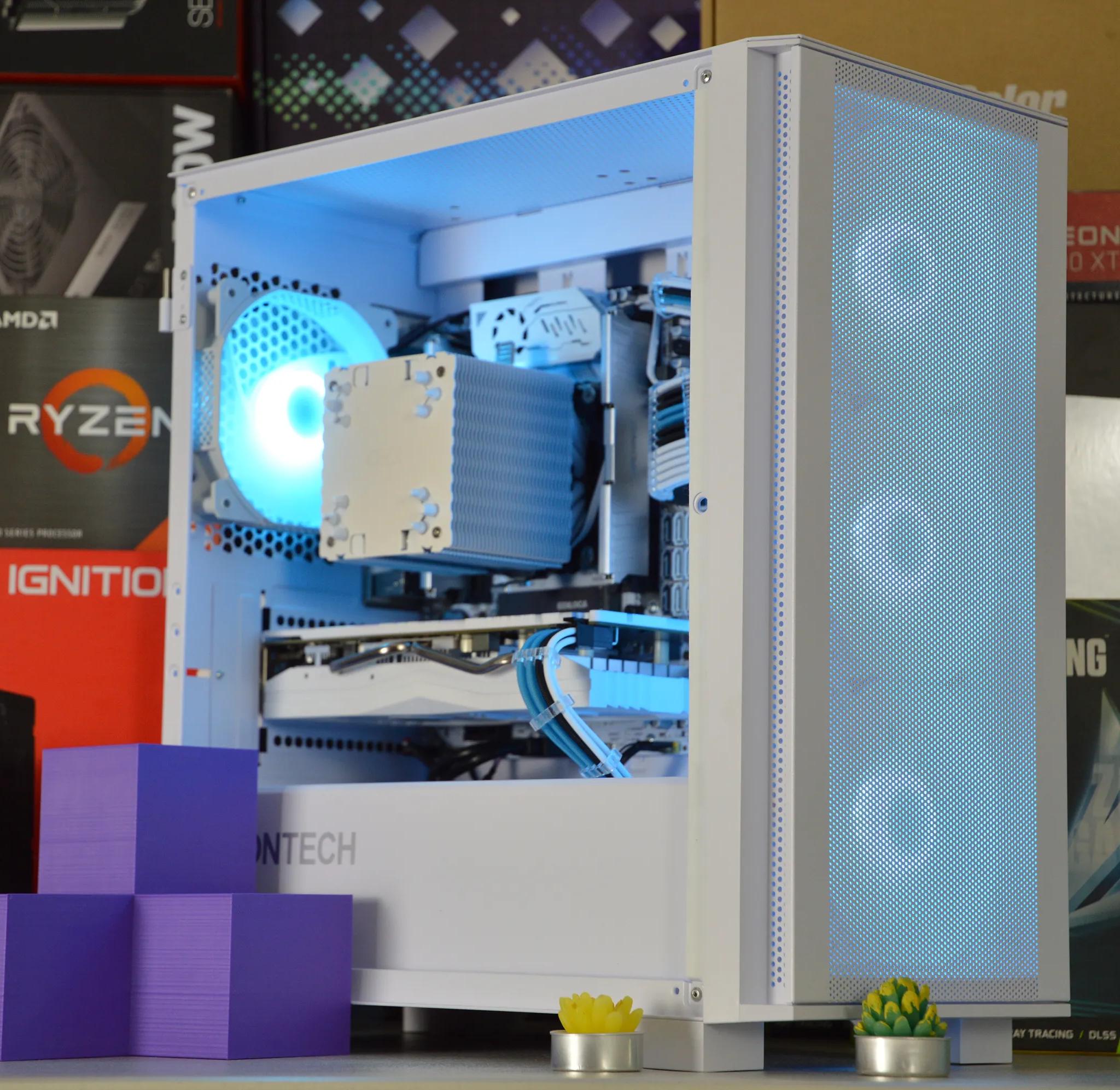 🧊❄️| RX 580 8GB | INTEL XEON E5 2670 V3 | 16GB ECC DDR4 RAM | 1TB NVME SSD | Icy Blizzard |
