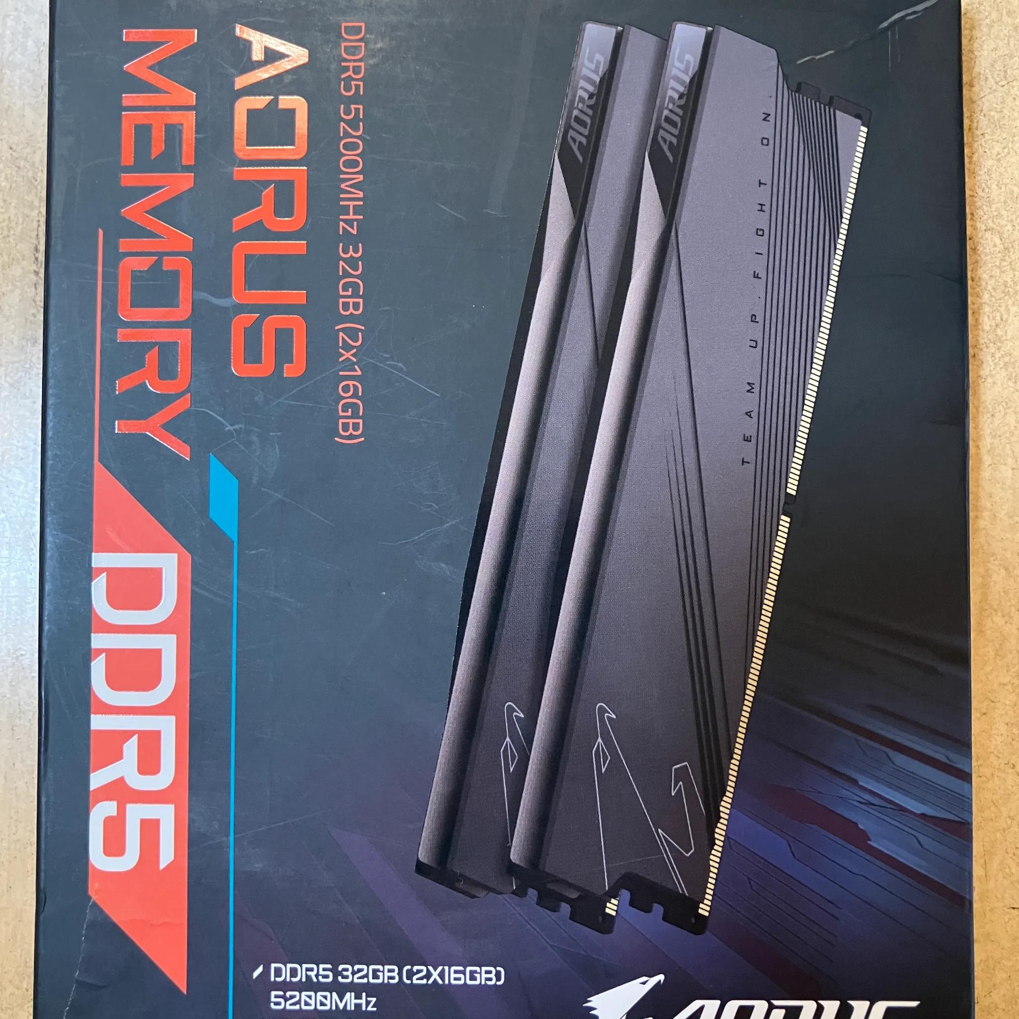 Gigabyte Aorus DDR5 32 GB (2x16GB) 5200 MHz