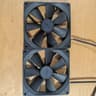 2x 140MM NZXT black AIO fans