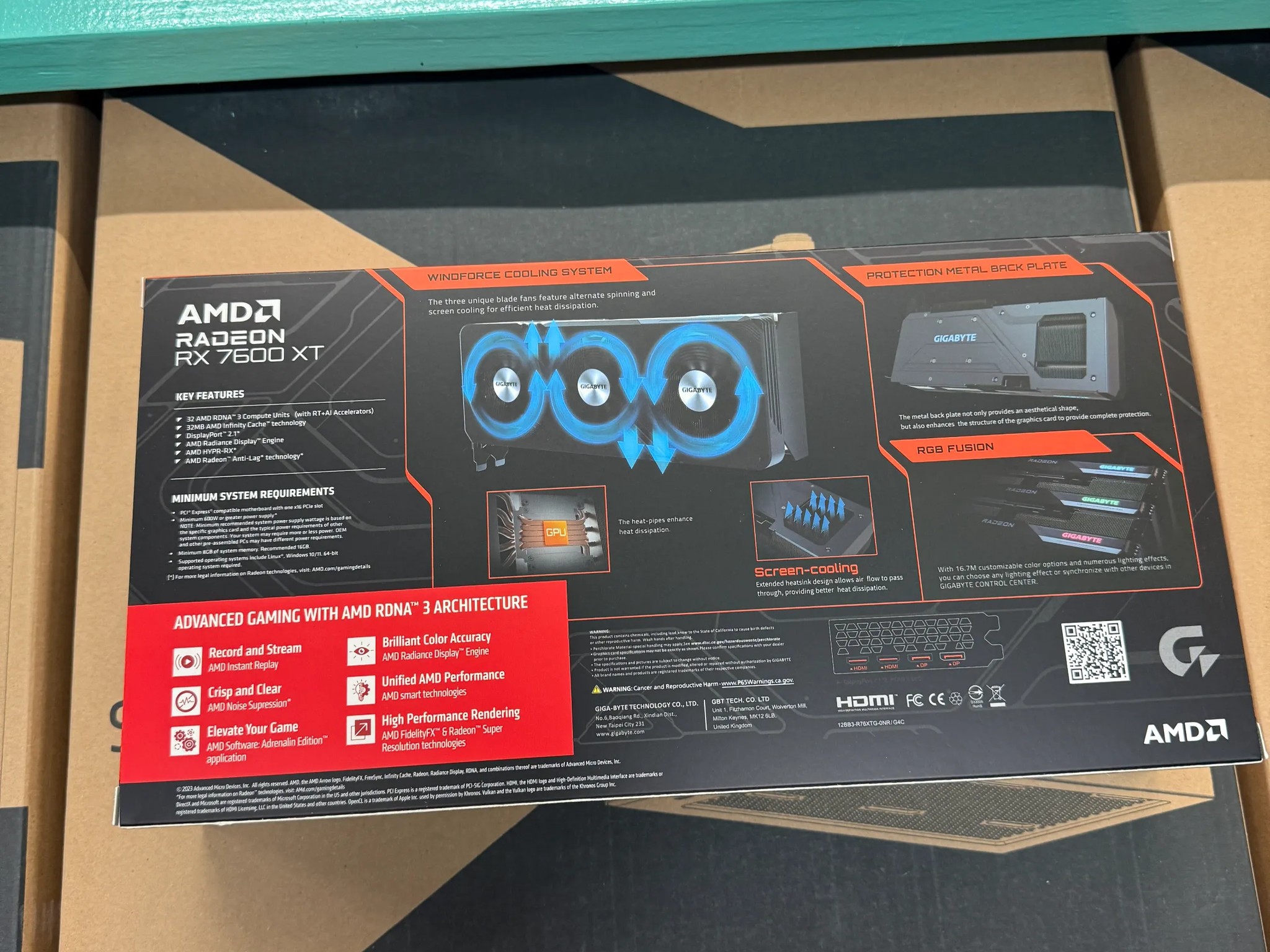 Gigabyte Radeon RX 7600 XT 16gb OC