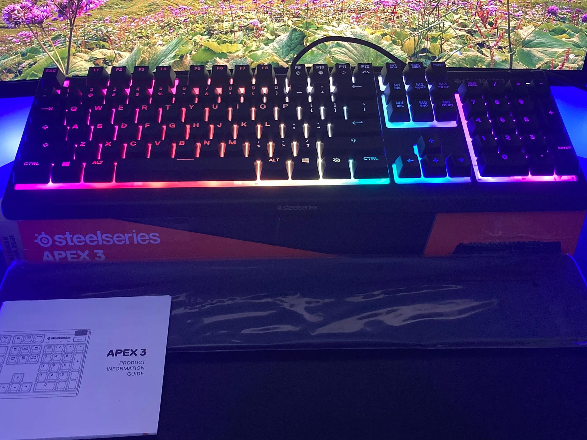 CHEAP!! SteelSeries Apex 3 Rgb Gaming Keyboard