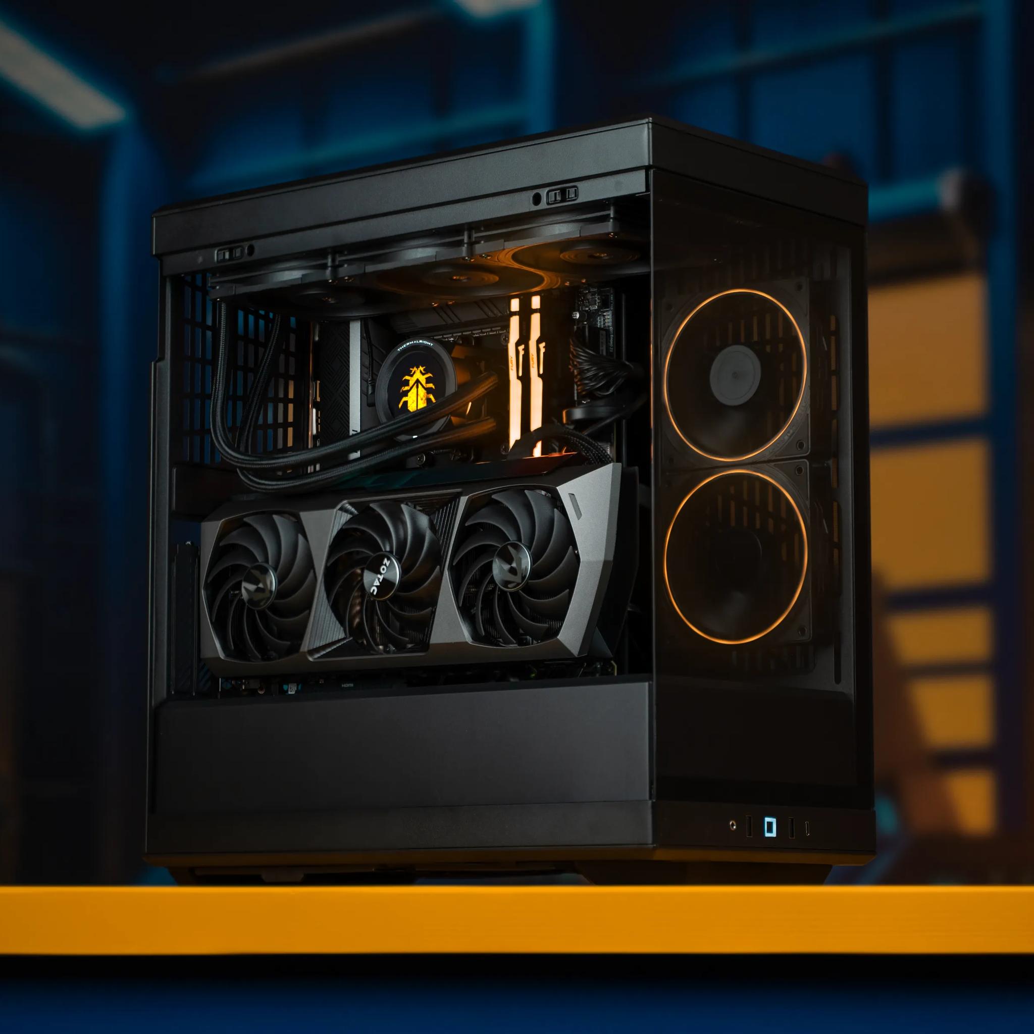 “Lucanus V1” RTX 4070 Ti Super  i7 14700F 32GB Windows 11 2TB Workstation Gaming PC
