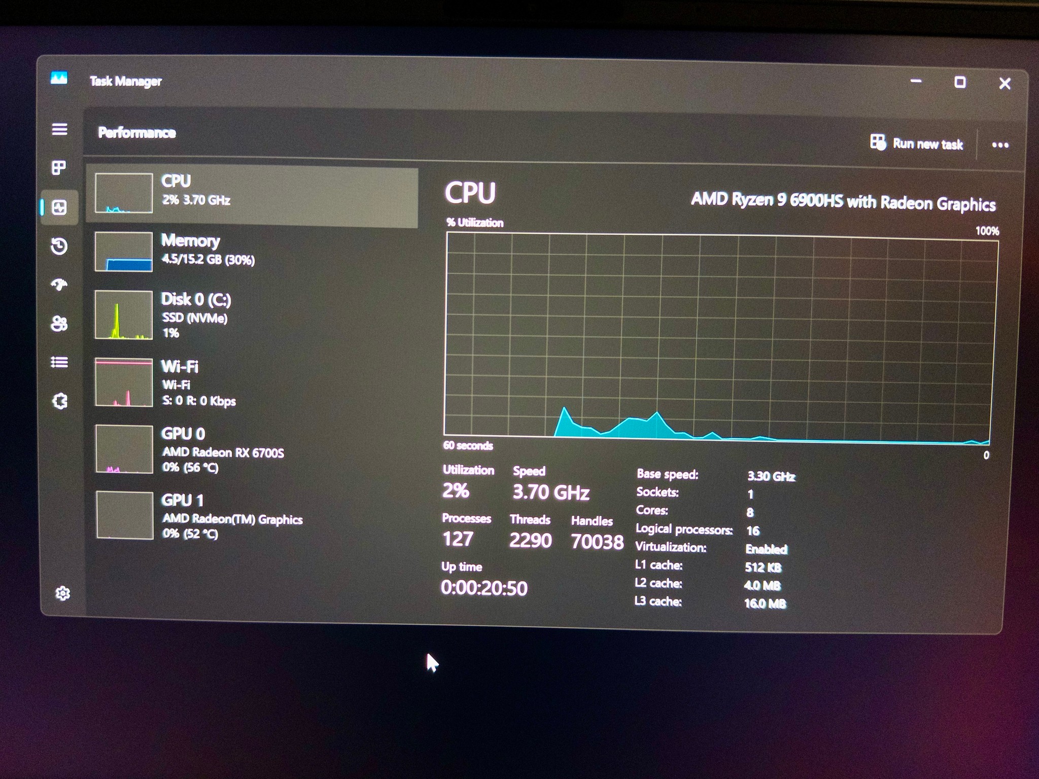 ASUS ROG Zephyrus G14 14" Gaming Laptop, Ryzen 9 6900HS, RX 6700S, 16GB RAM, 1TB SSD, White, (2022)