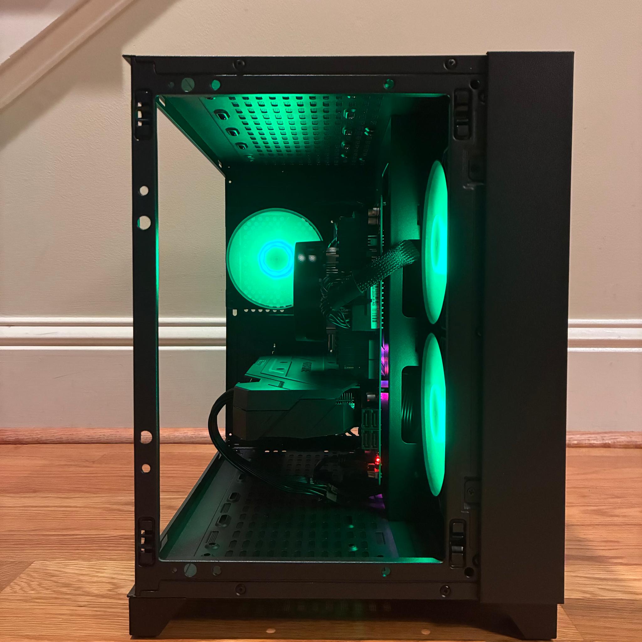 GTX 1660 TI R5 3600 CUSTOM GAMING PC 16GB DDR4 512GB NVMe WIFI 6E Bluetooth Windows 10/11