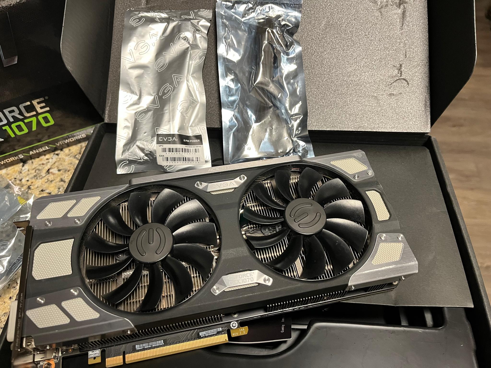 EVGA GTX 1070 8 GB FTW ACX 3.0