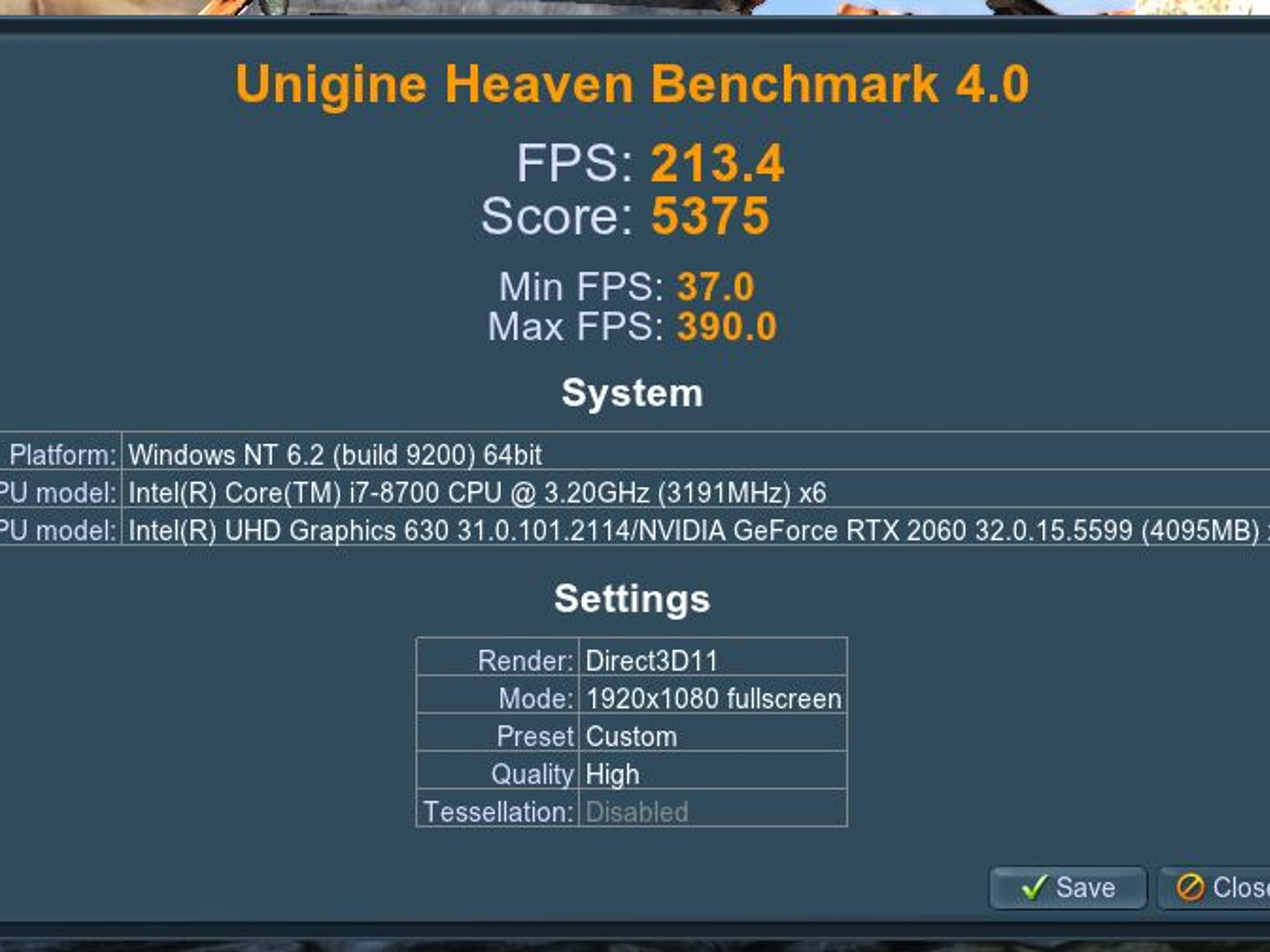 (#10) i7-8700 / RTX 2060 - Great value 1080/1440p