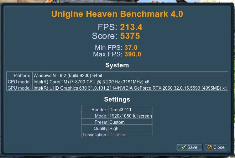 (#10) i7-8700 / RTX 2060 - Great value 1080/1440p