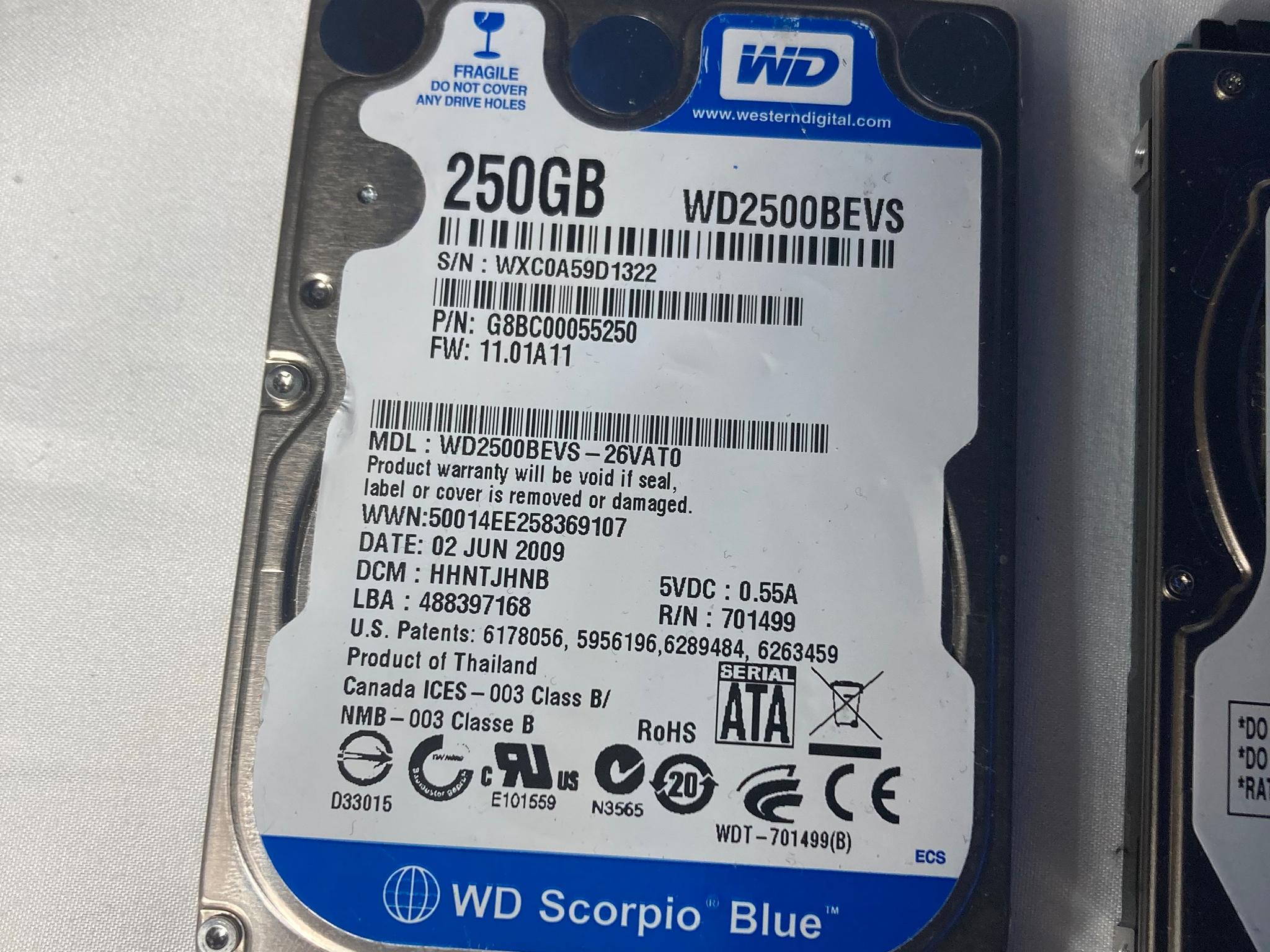 2 x 250 HDD