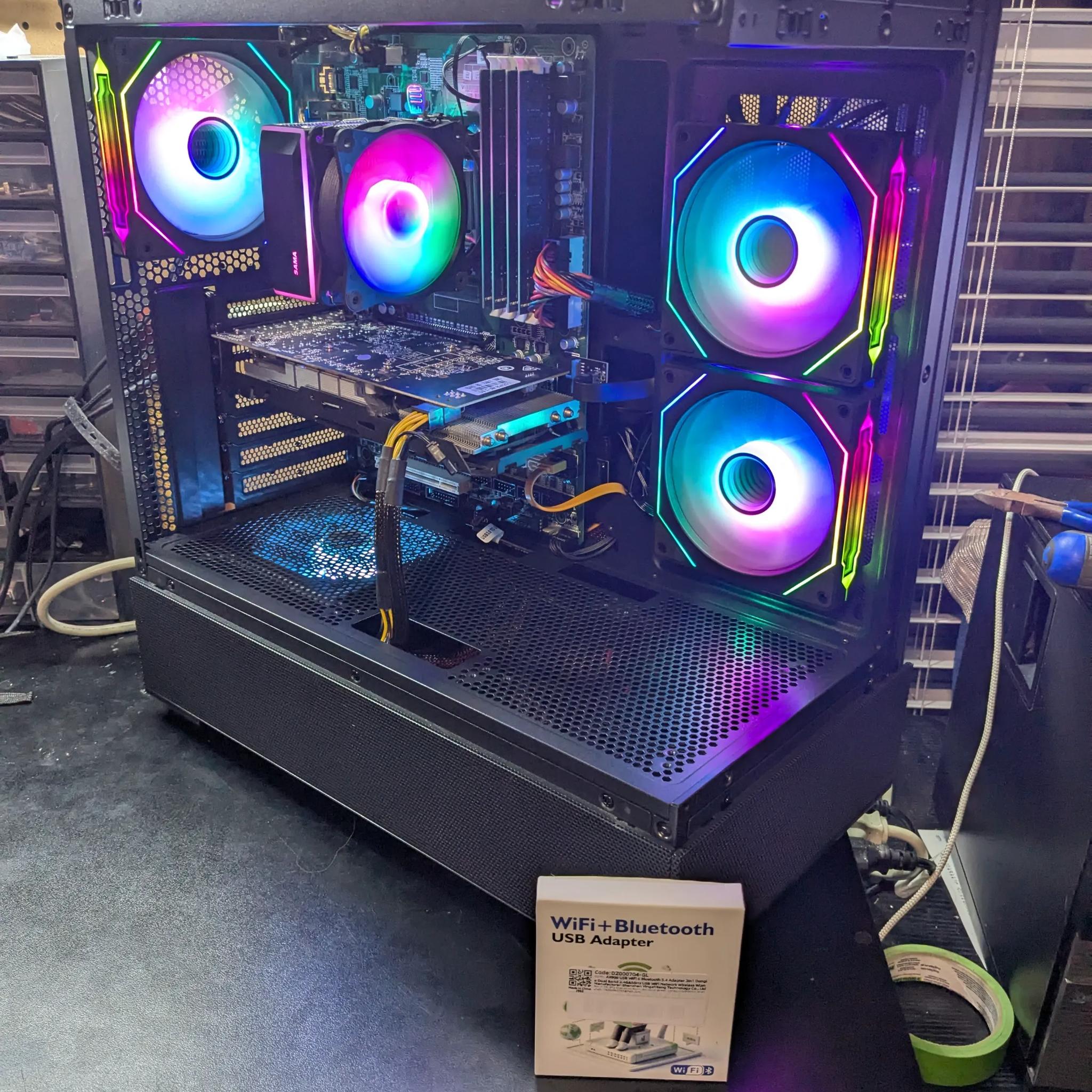 100 FPS Fortnite | 180 Day Warranty | i5-4570S , 16GB RAM, 480GB SSD, RX 470 8GB, RGB, Wifi, Win10