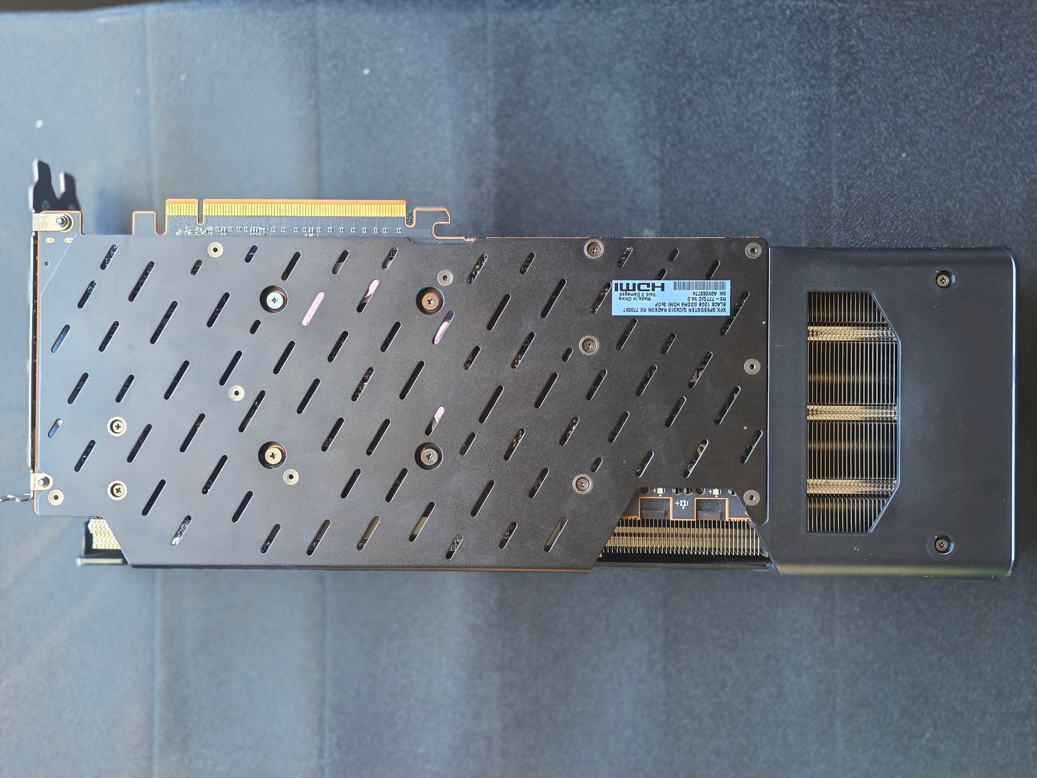 RX 7700 XT XFX Speedster QICK 319 BLACK
