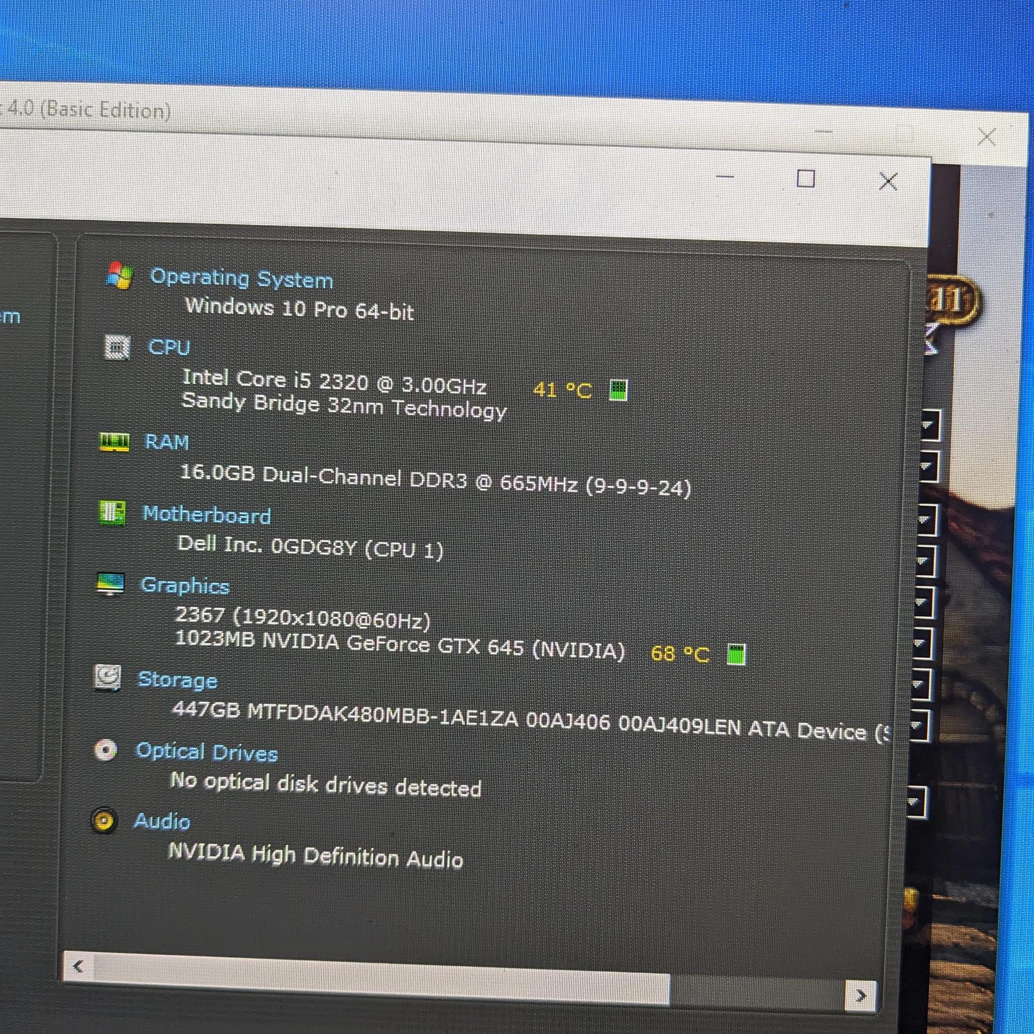 FREE SHIP|| "Green Machine"|| i5-2320, GTX 645 1GB, 16GB RAM, 480GB SSD, Win10, Wifi