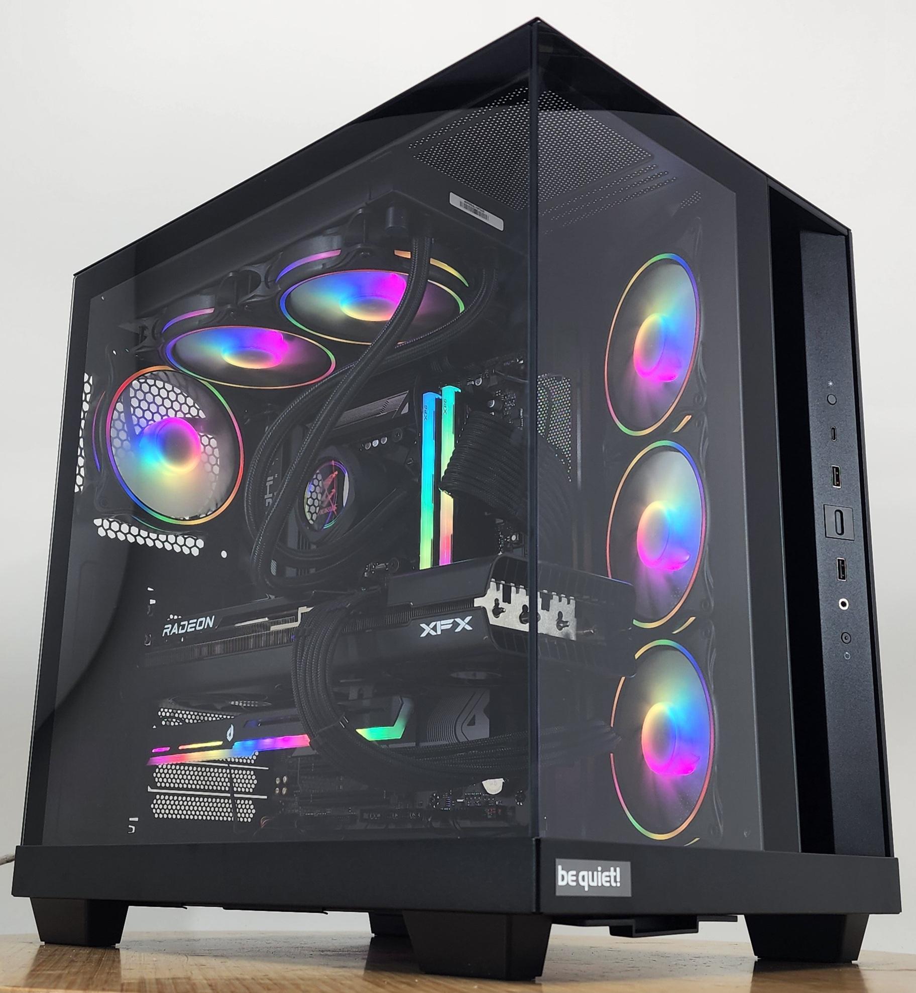 Gaming PC Ryzen 7 7700 32GB RAM 2TB SSD RX 7700 XT 12GB Windows 11 Computer