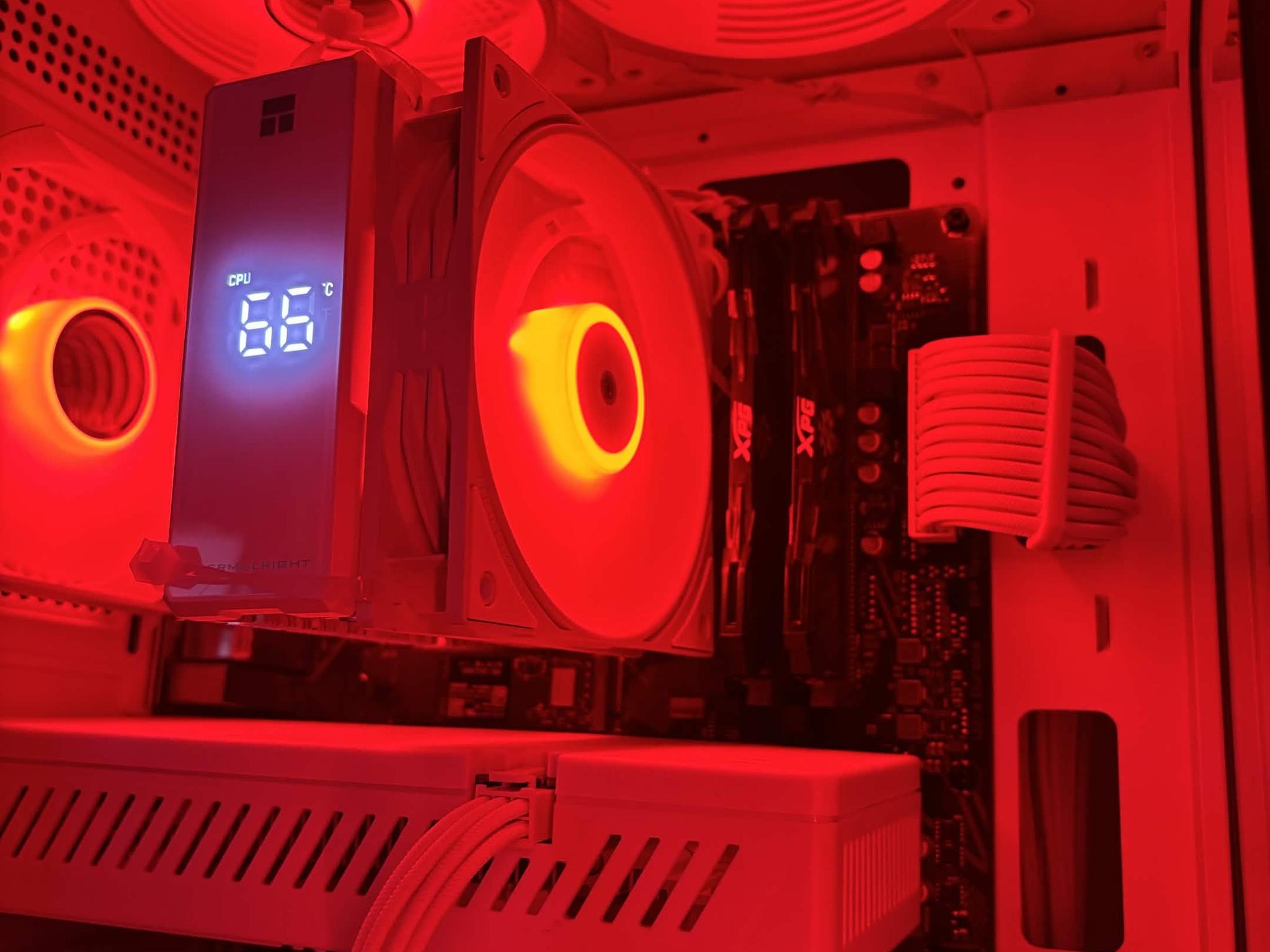 White Gaming PC Build