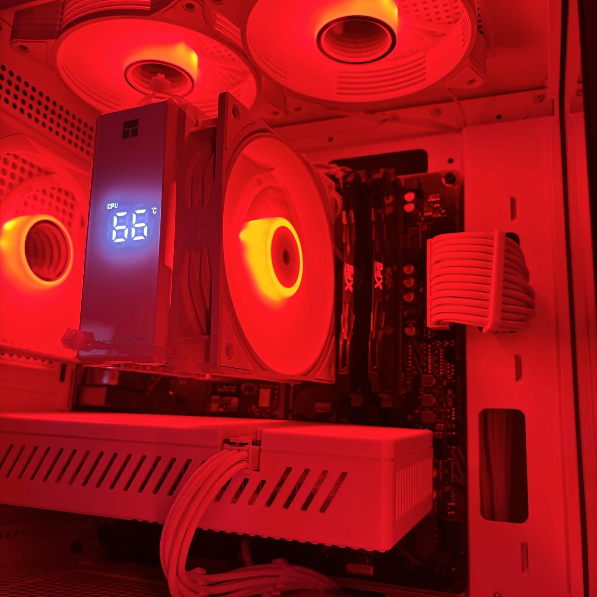 White Gaming PC Build