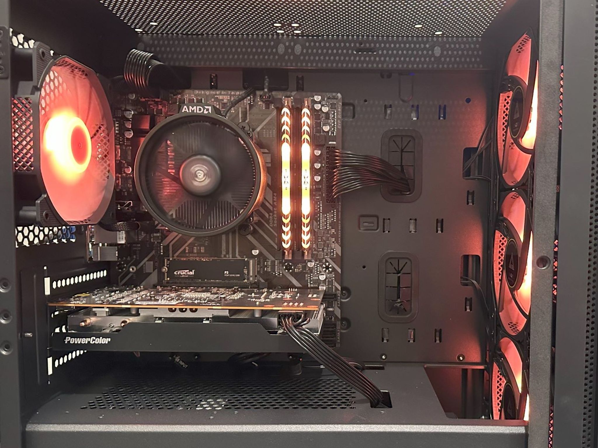 Ryzen 5 3600 + RX 6600,   1TB NVMe M.2, 16GB of DDR4 RAM